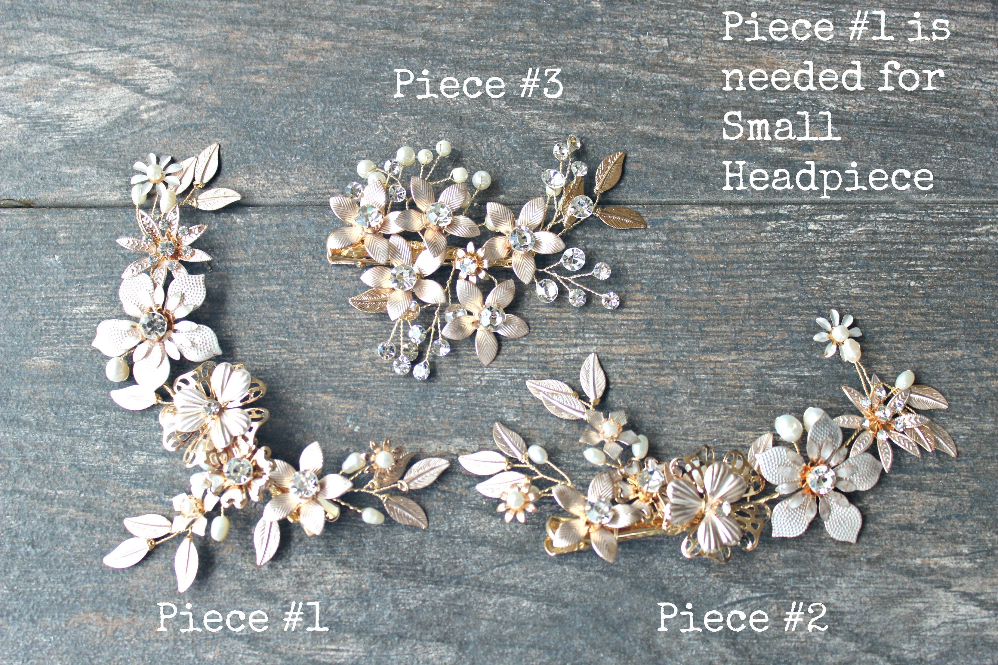 EDEN LUXE Bridal Headpieces PEYTON Headpiece Set