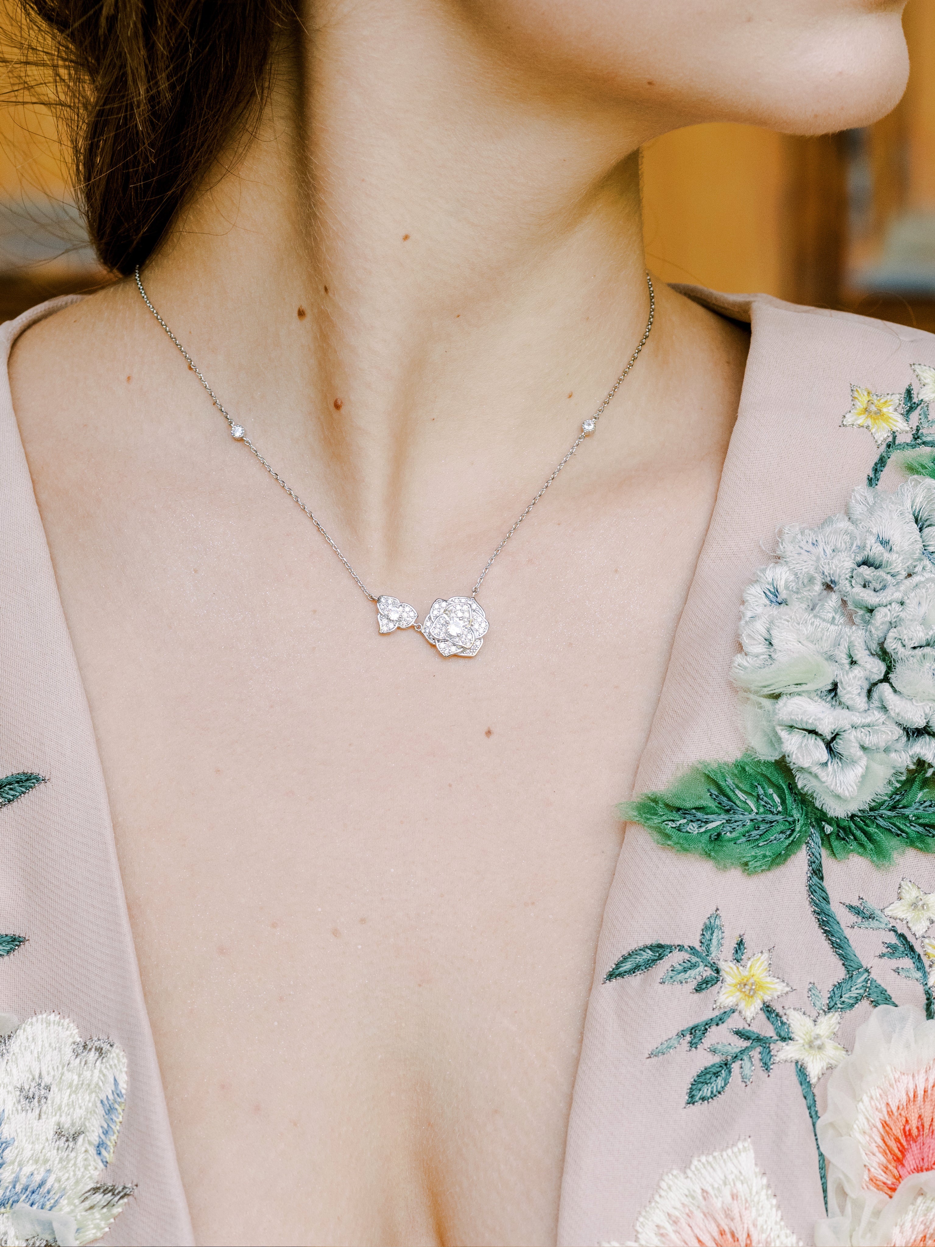 EDEN LUXE Bridal Necklaces MAGNOLIA Simulated Diamond Necklace