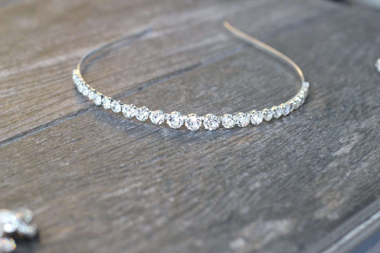 EDEN LUXE Bridal TARA Crystal Bridal Headband Tiara