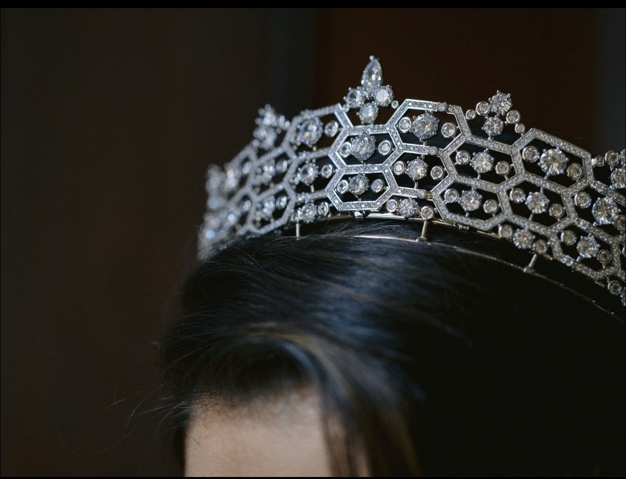 EDEN LUXE Bridal Tiara CAMILLA Royal Bridal Tiara