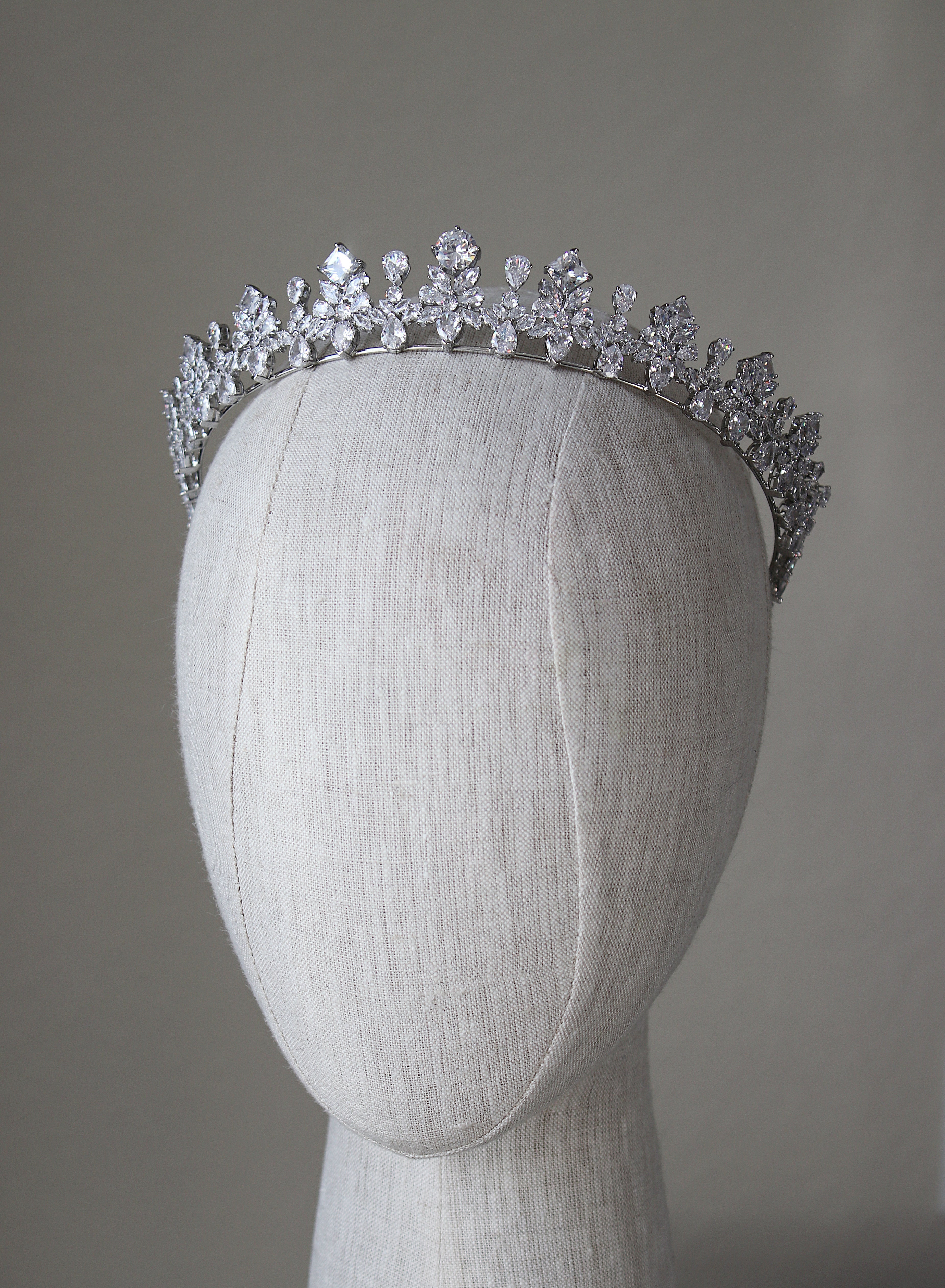 EDEN LUXE Bridal Tiara CHANNING Royal Bridal Crown