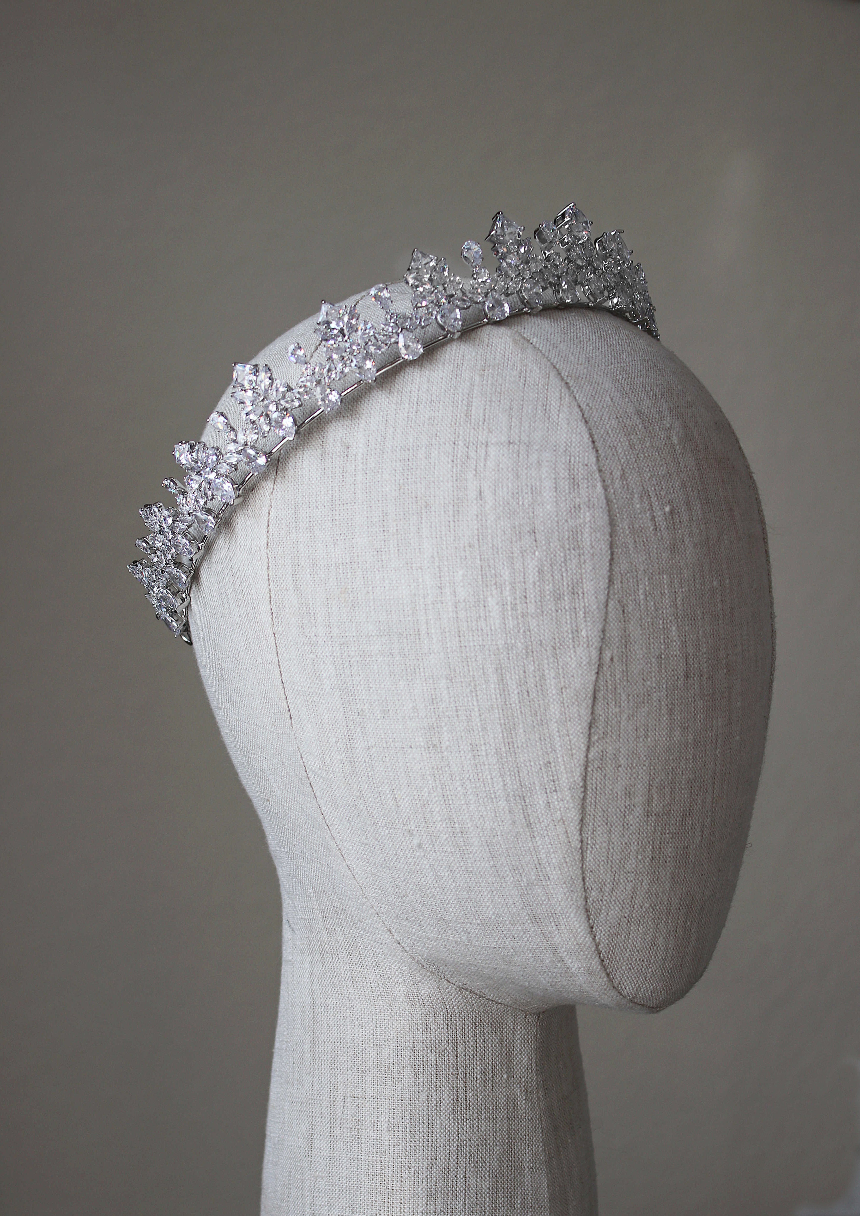 EDEN LUXE Bridal Tiara CHANNING Royal Bridal Crown