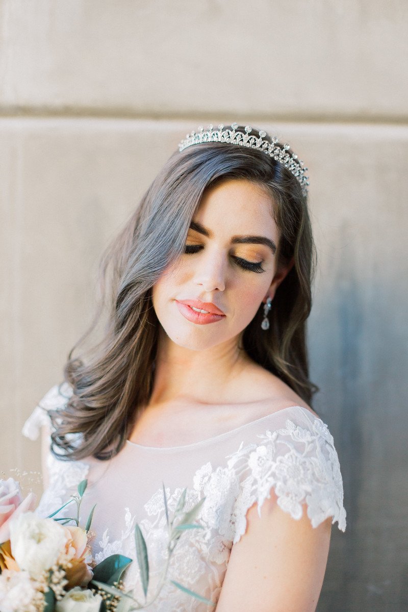 EDEN LUXE Bridal Tiara CLAIRE Petite Wedding Tiara