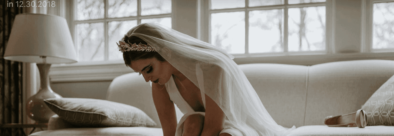 EDEN LUXE Bridal Tiara CORTLAND Gilded Leaves Tiara