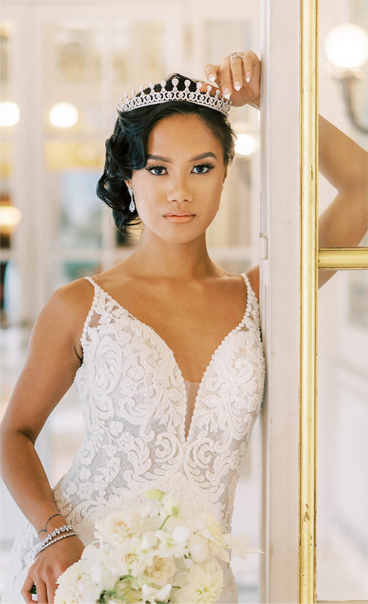 EDEN LUXE Bridal Tiara DAPHNE Bridal Tiara