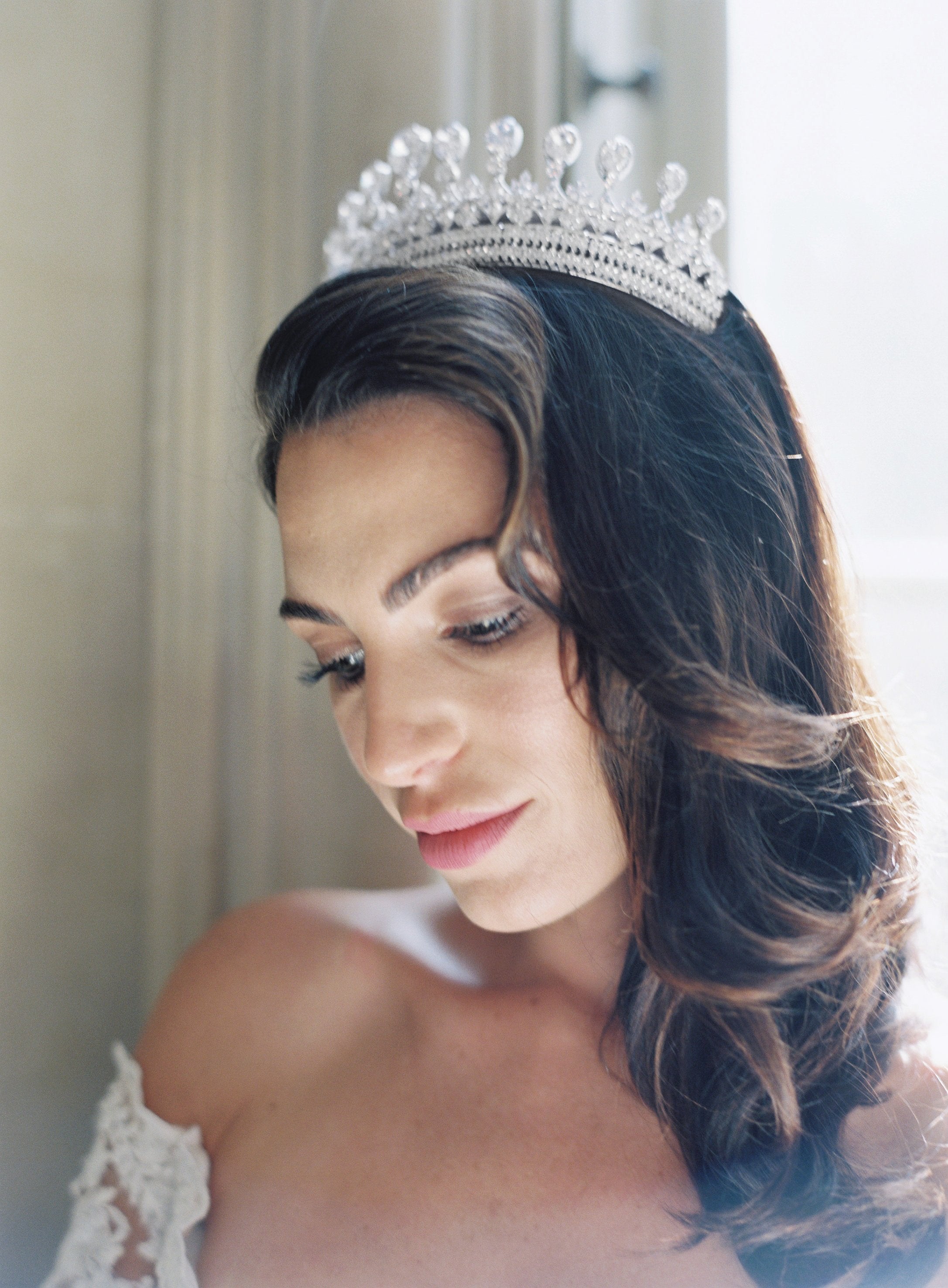EDEN LUXE Bridal Tiara DELLA Wedding Crown