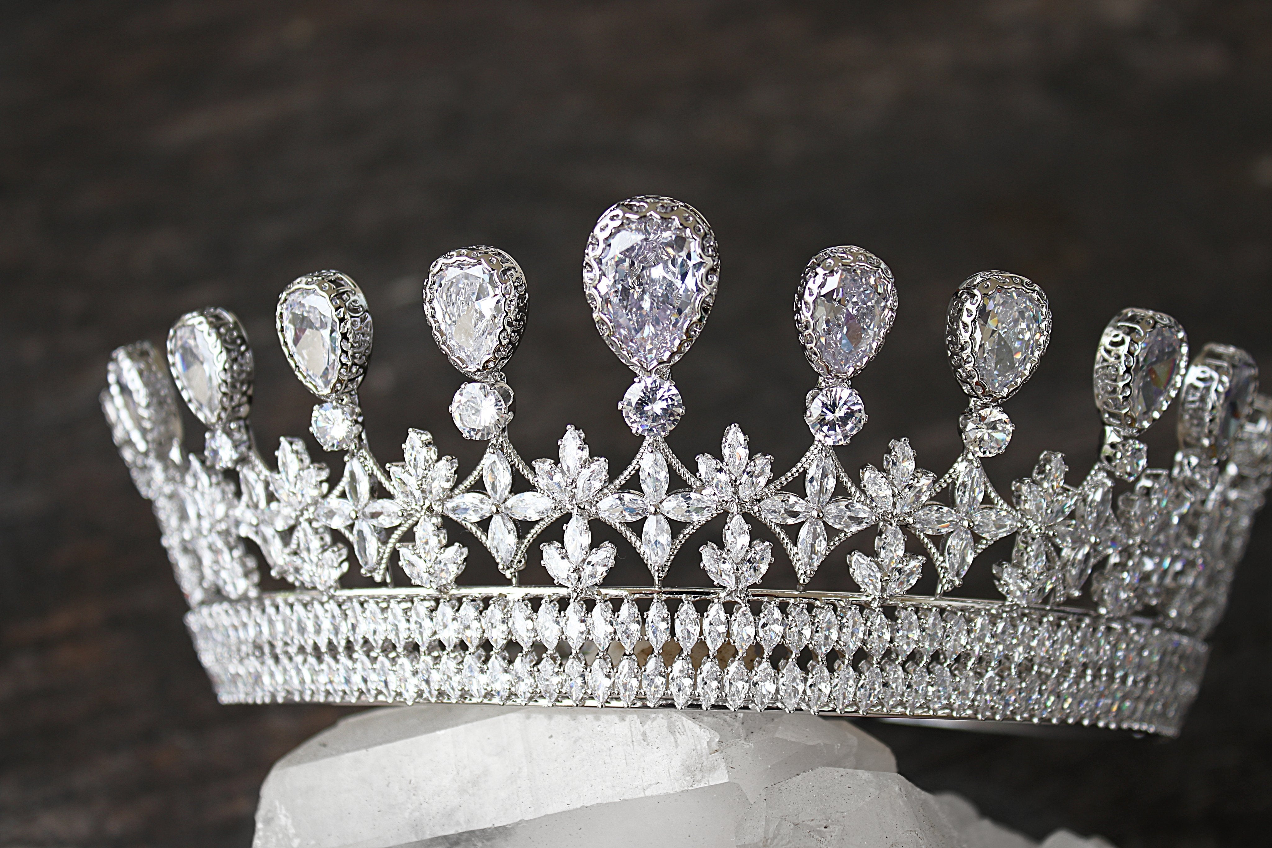 EDEN LUXE Bridal Tiara DELLA Wedding Crown