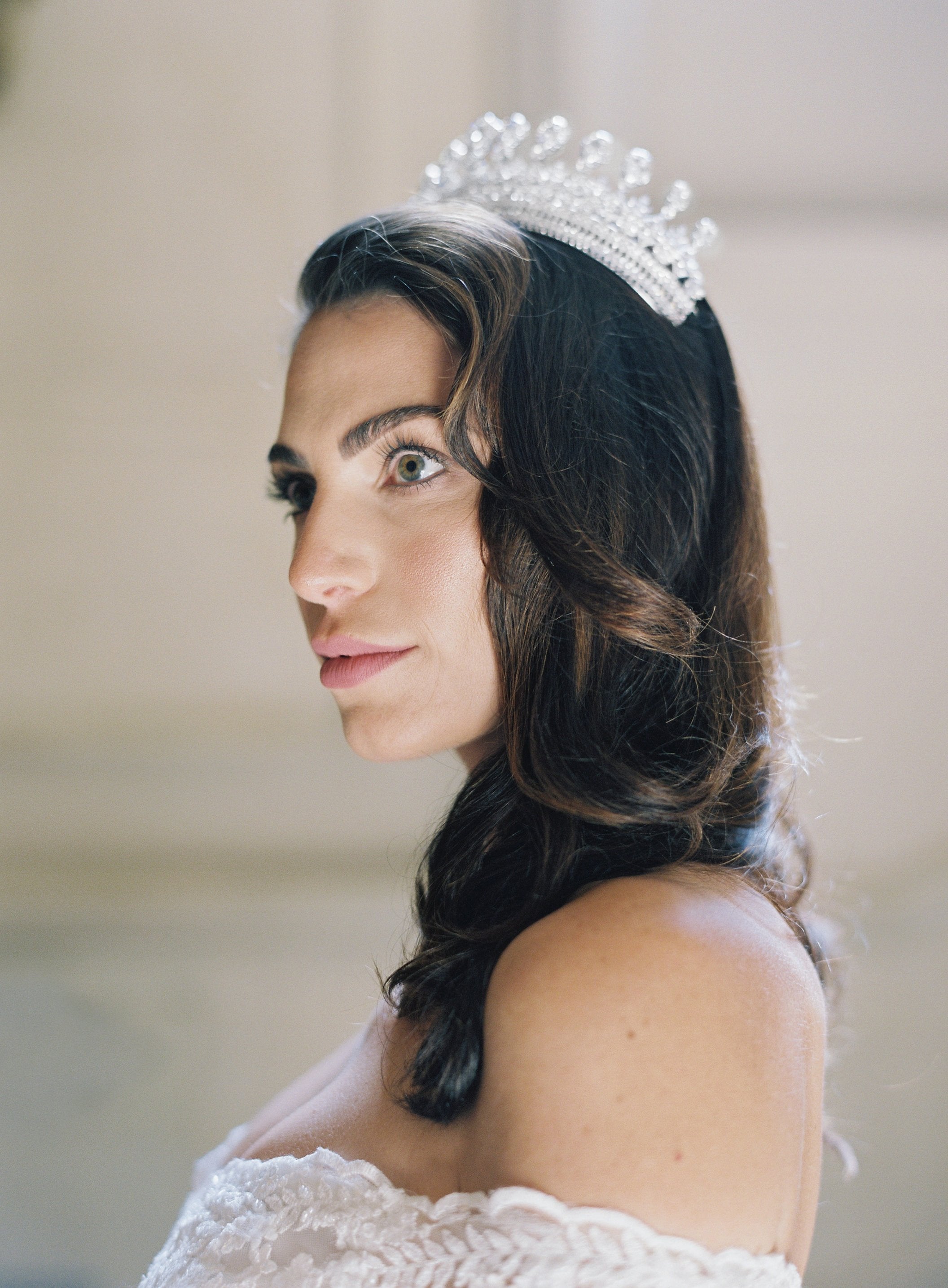 EDEN LUXE Bridal Tiara DELLA Wedding Crown