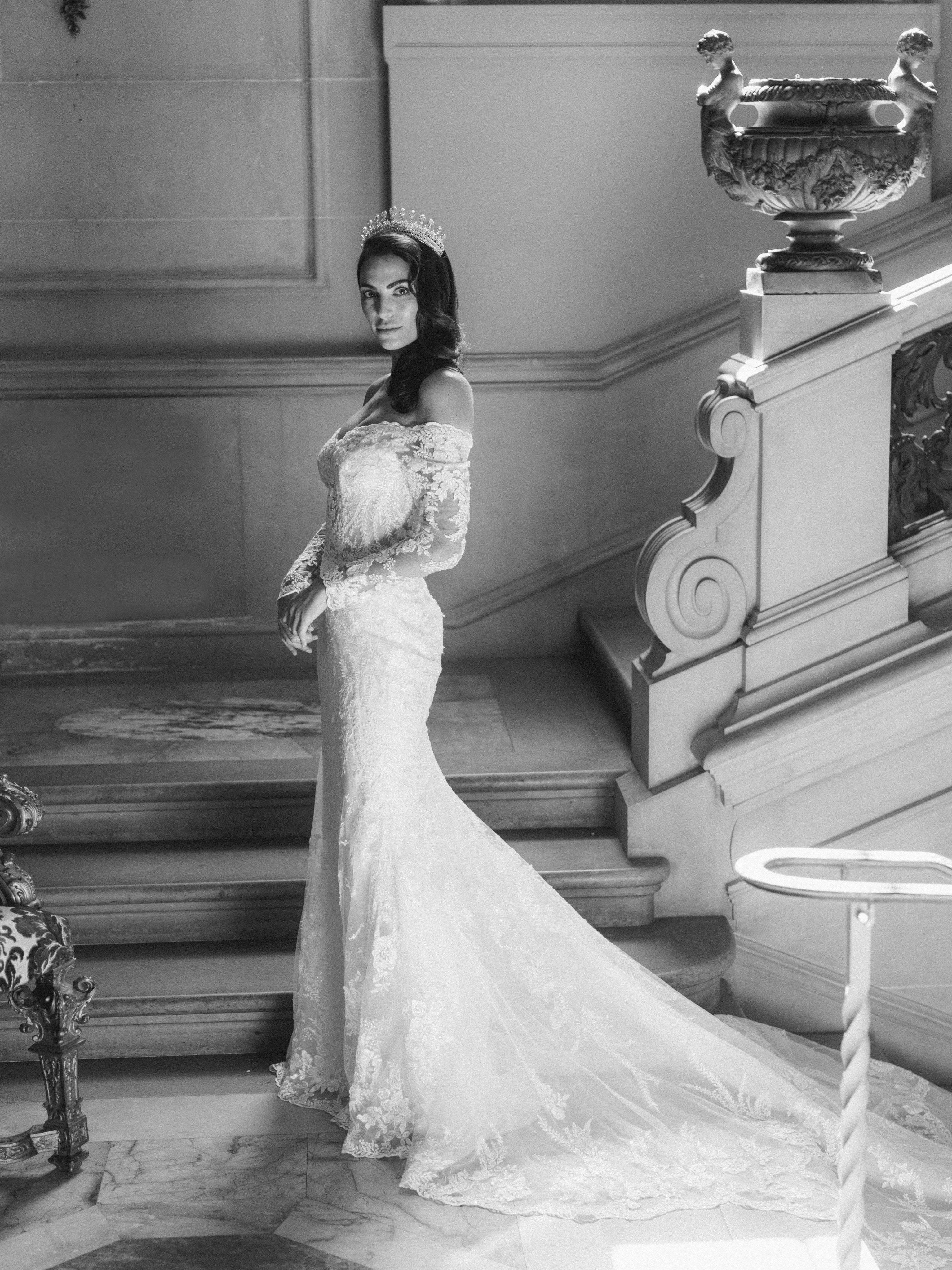 EDEN LUXE Bridal Tiara DELLA Wedding Crown