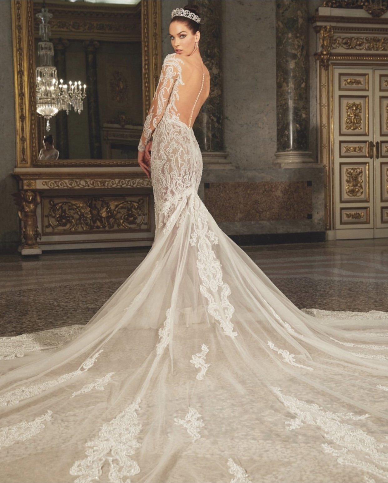 EDEN LUXE Bridal Tiara DIANA PRINCESS OF WALES Royal Bridal Tiara