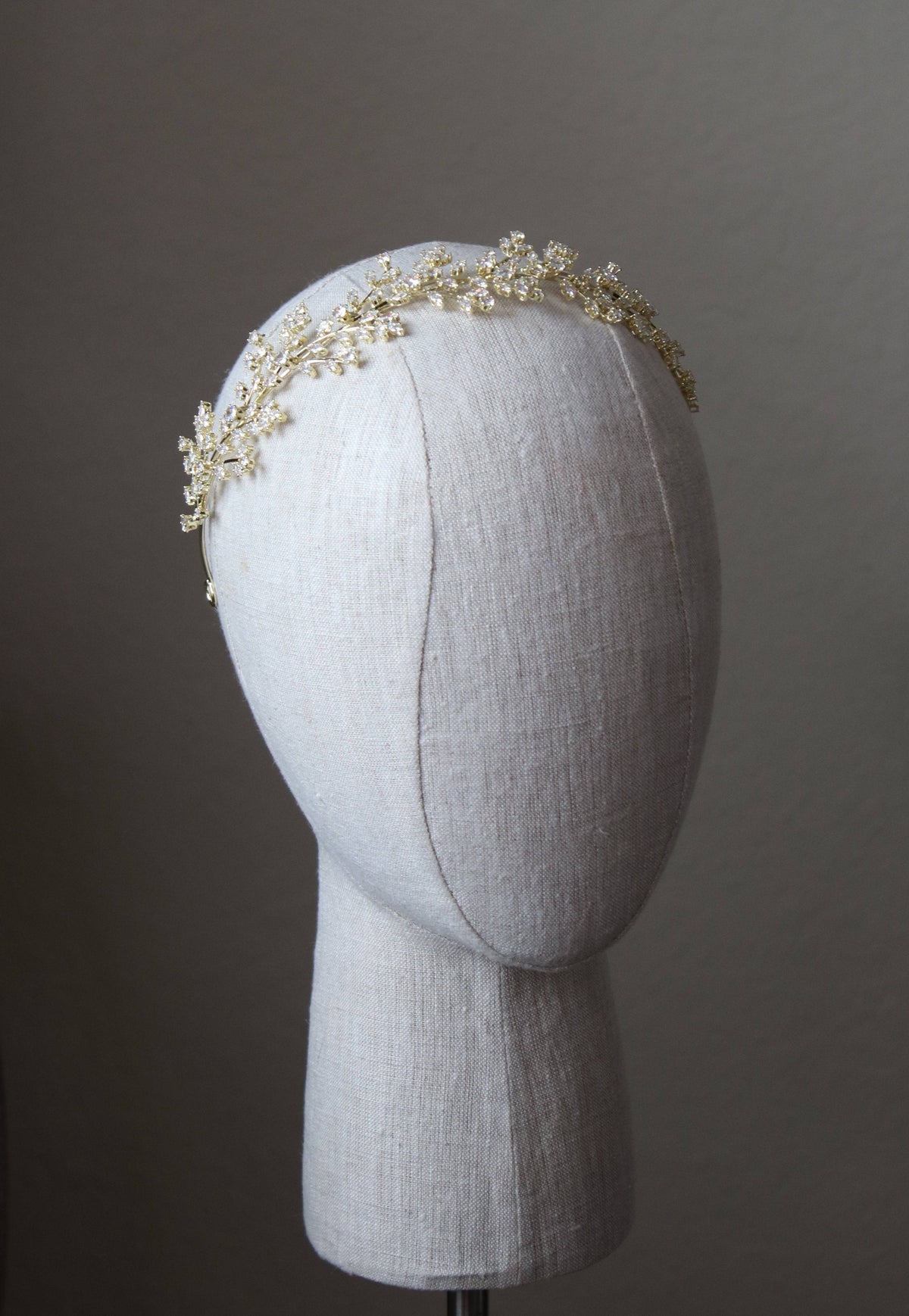 EDEN LUXE Bridal Tiara FABRICE Simulated Diamond Bridal Headpiece