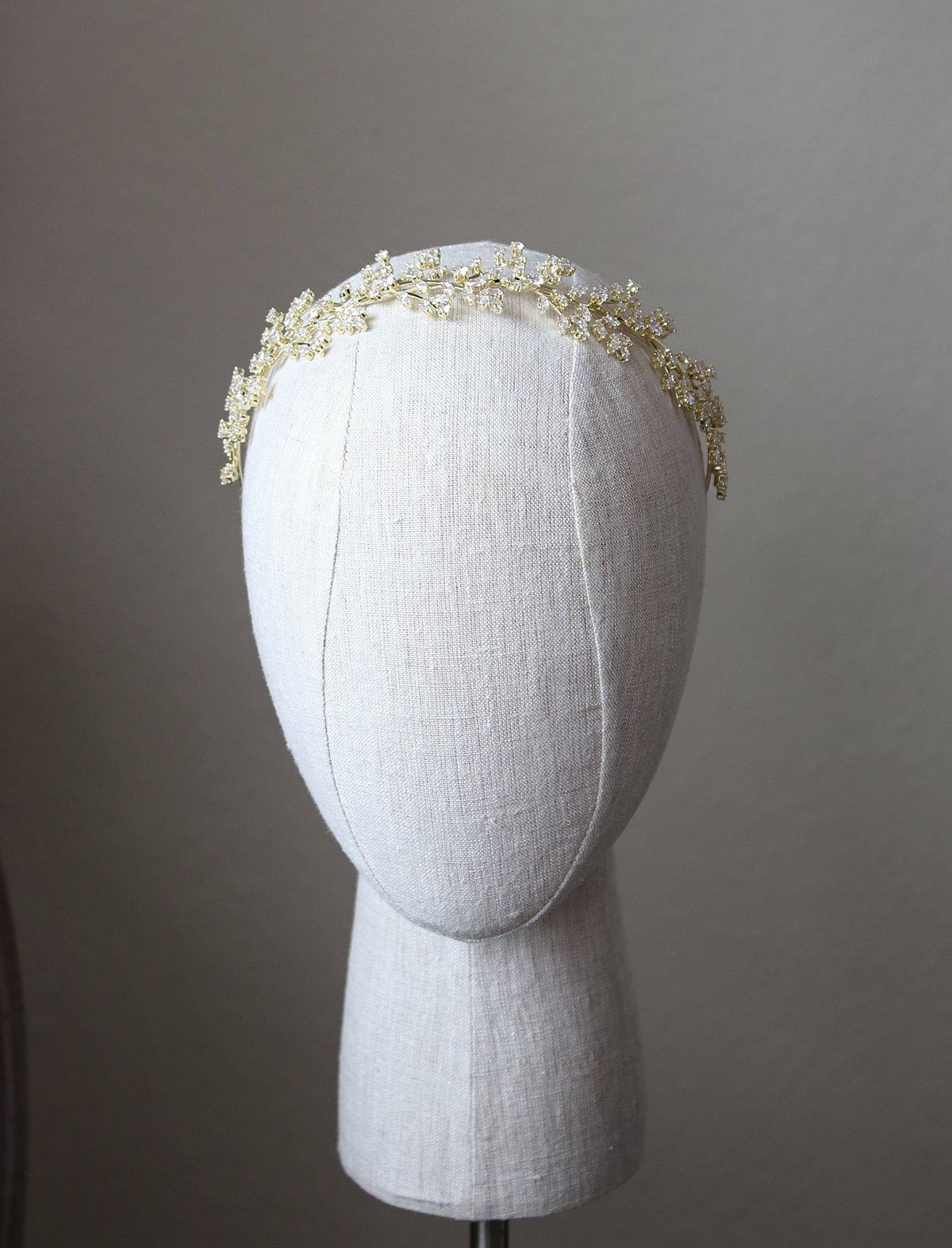 EDEN LUXE Bridal Tiara FABRICE Simulated Diamond Bridal Headpiece