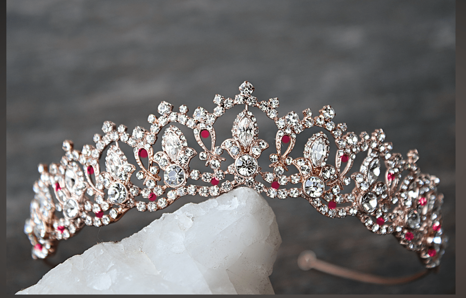 EDEN LUXE Bridal Tiara Freshwater Pearl SERENA Bridal Tiara