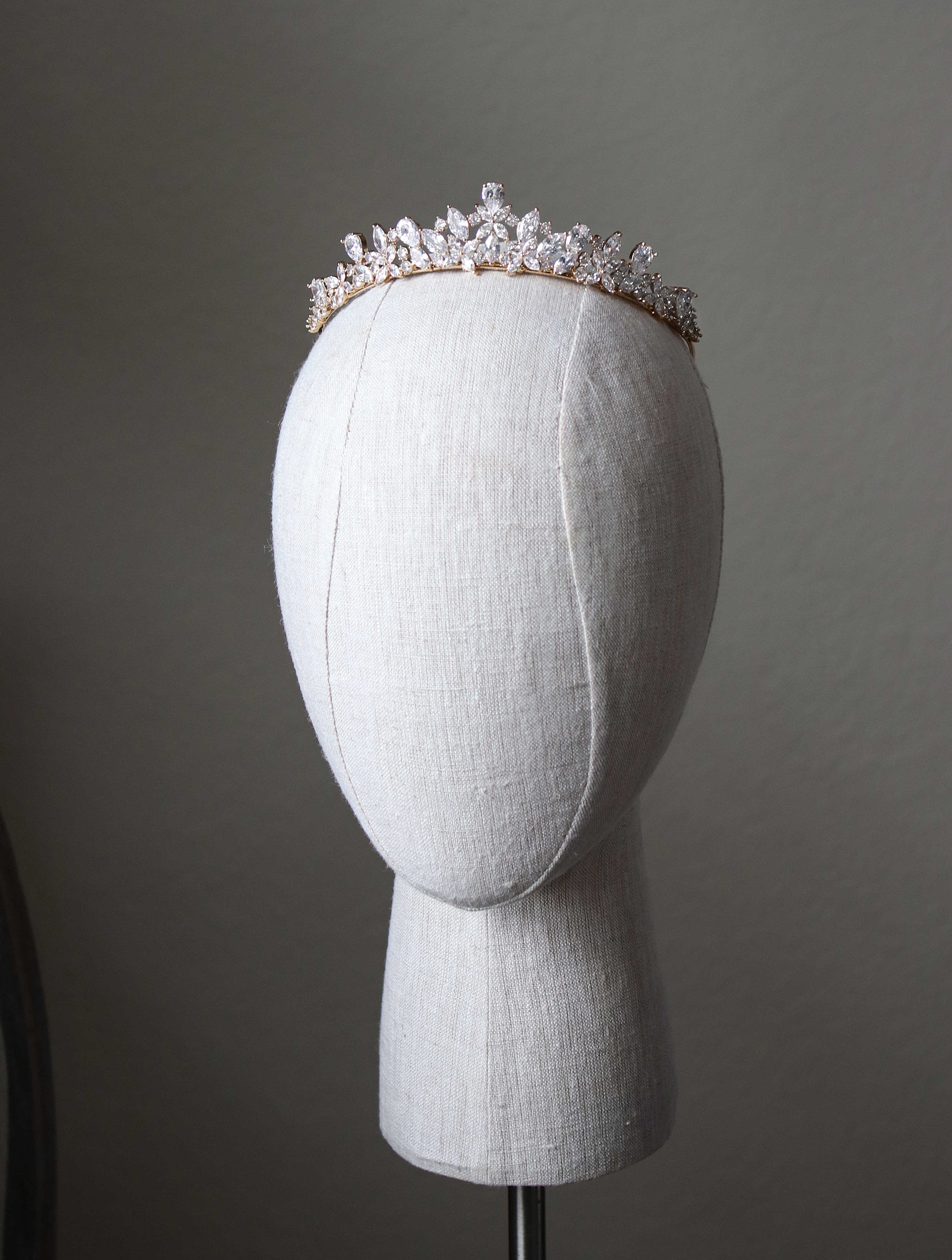 EDEN LUXE Bridal Tiara Gold VERONA Bridal Tiara