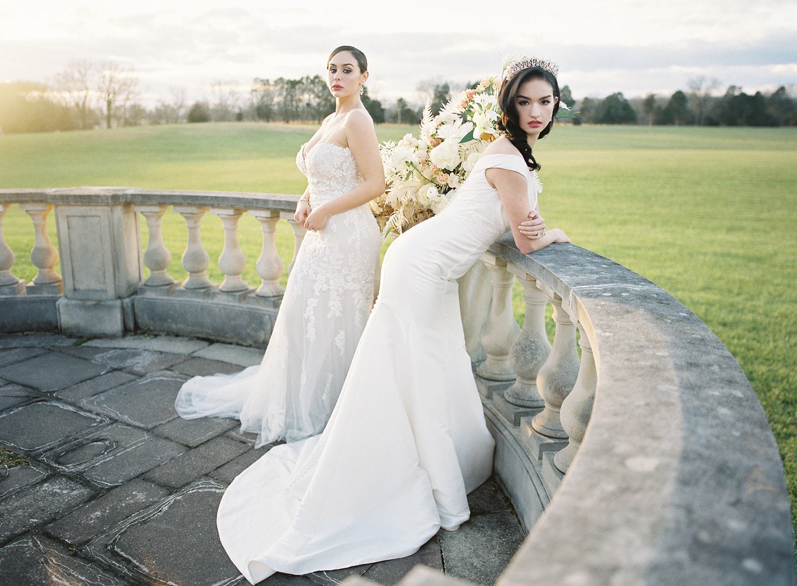 EDEN LUXE Bridal Tiara GRAND SERENA Rose Gold Tiara with London Blue Topaz Swarovski Crystal Accents