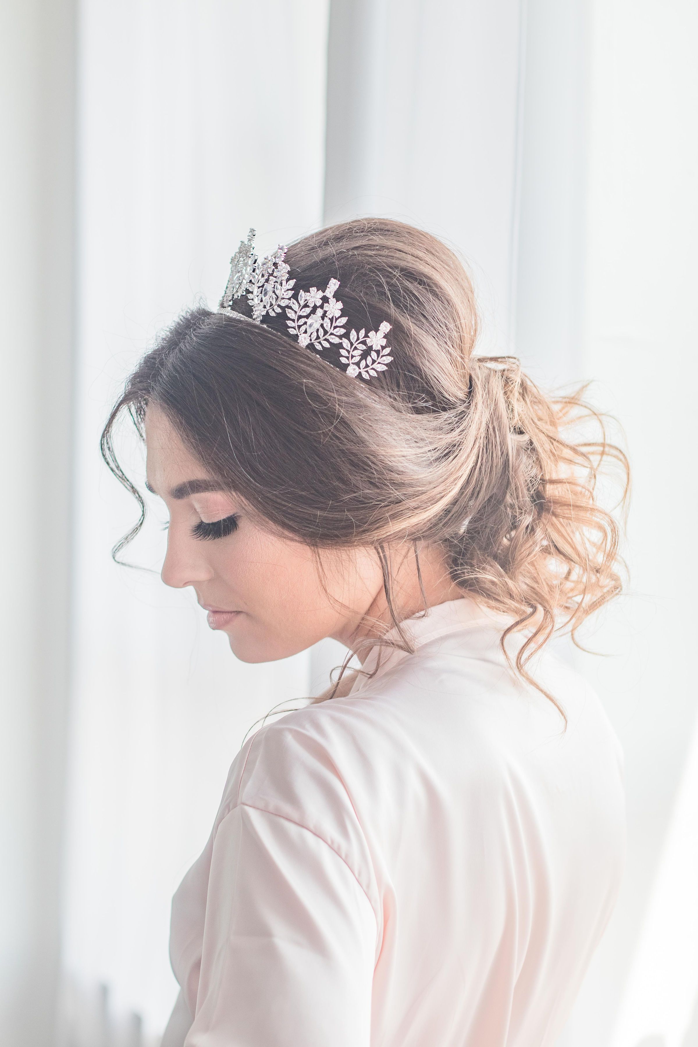 EDEN LUXE Bridal Tiara JASLYNE Simulated Diamond Tiara