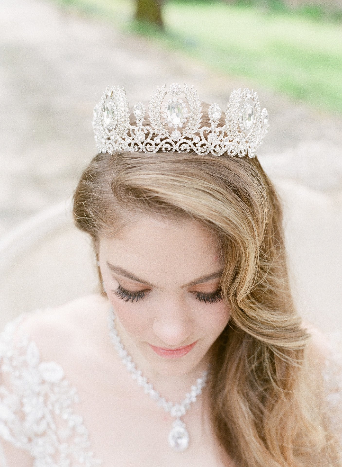EDEN LUXE Bridal Tiara JUNO Crystal Bridal Tiara