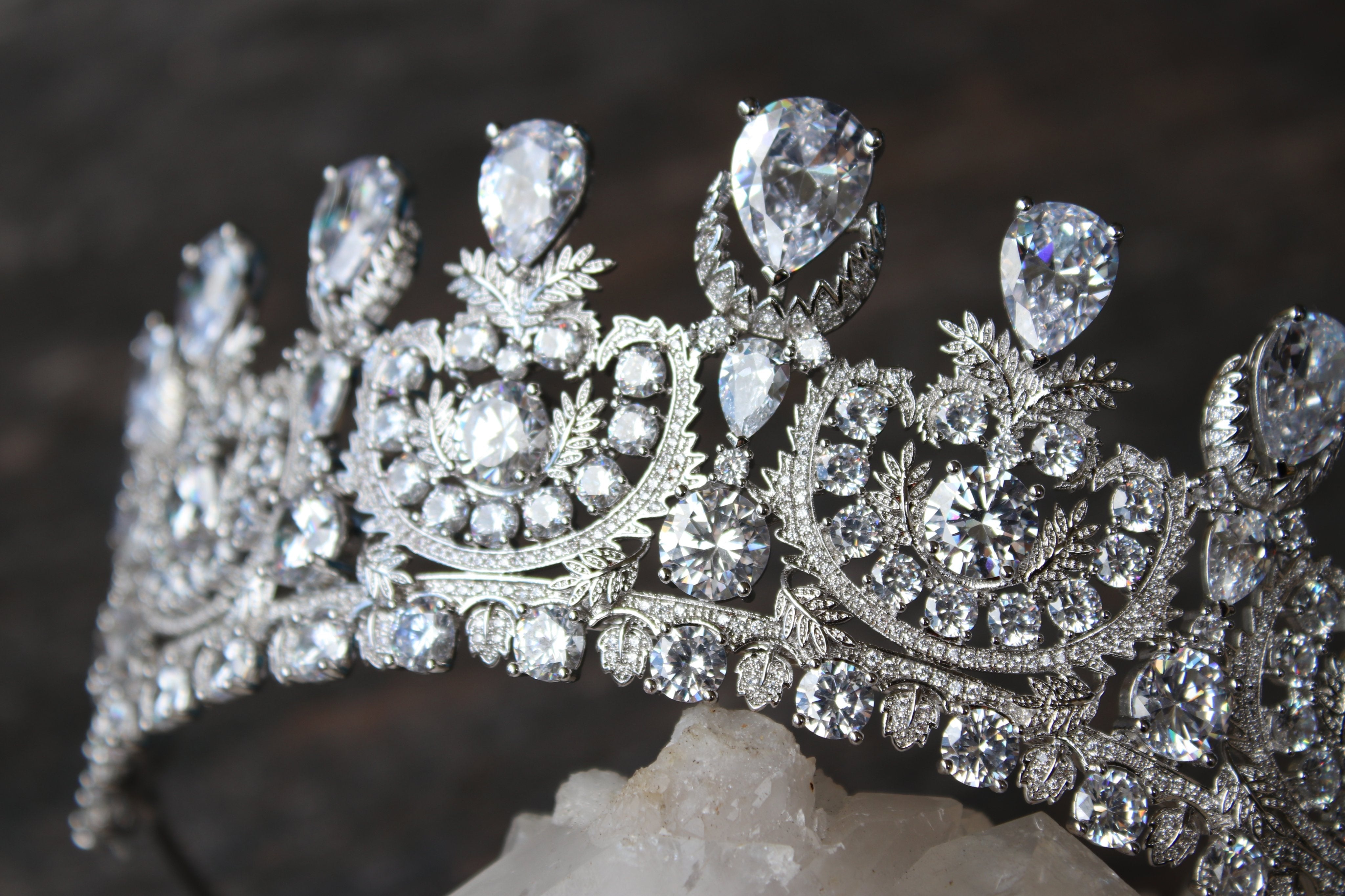 Silver Wedding Tiara