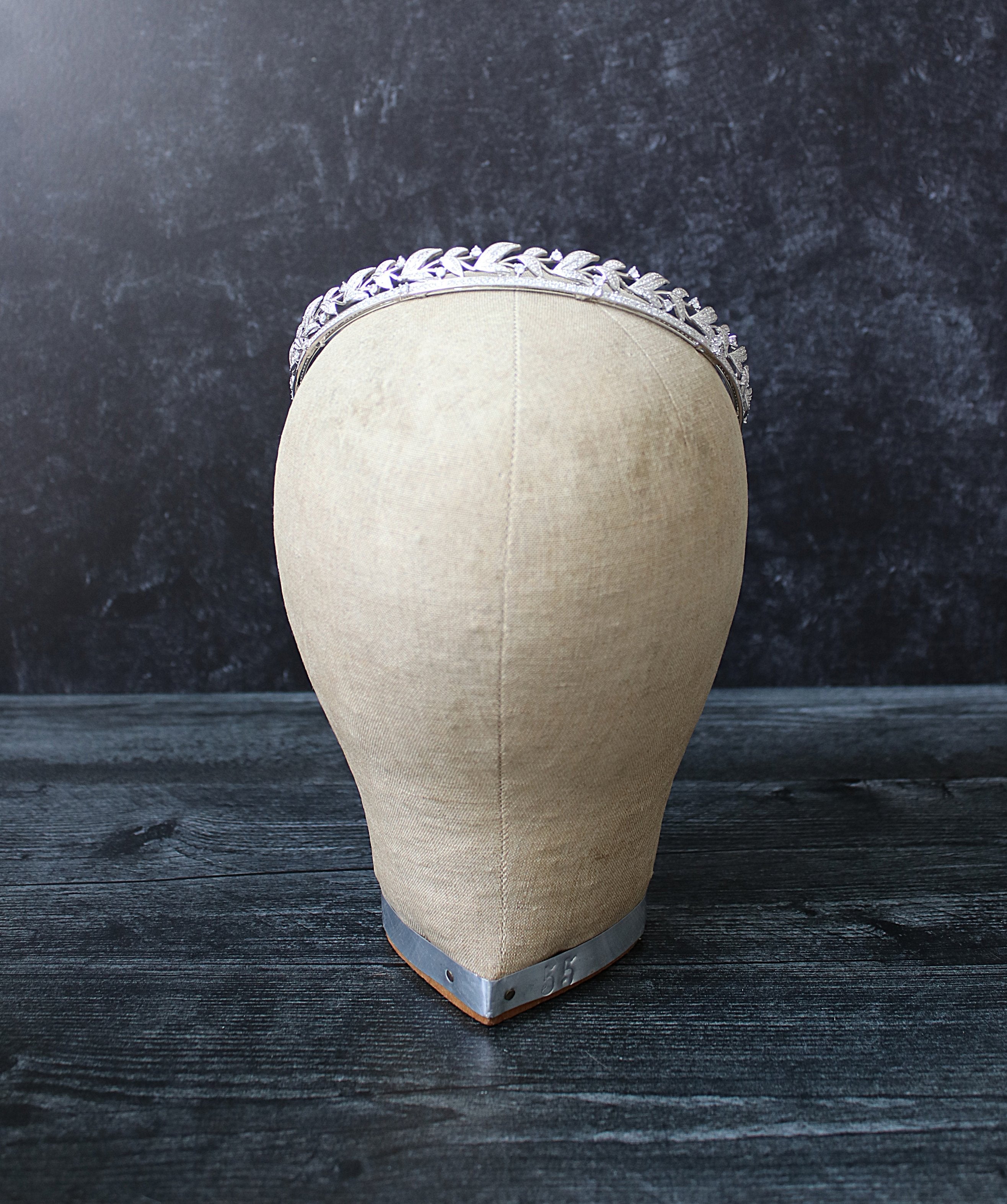 EDEN LUXE Bridal Tiara LADY VIOLET Simulated Diamond Wedding Tiara