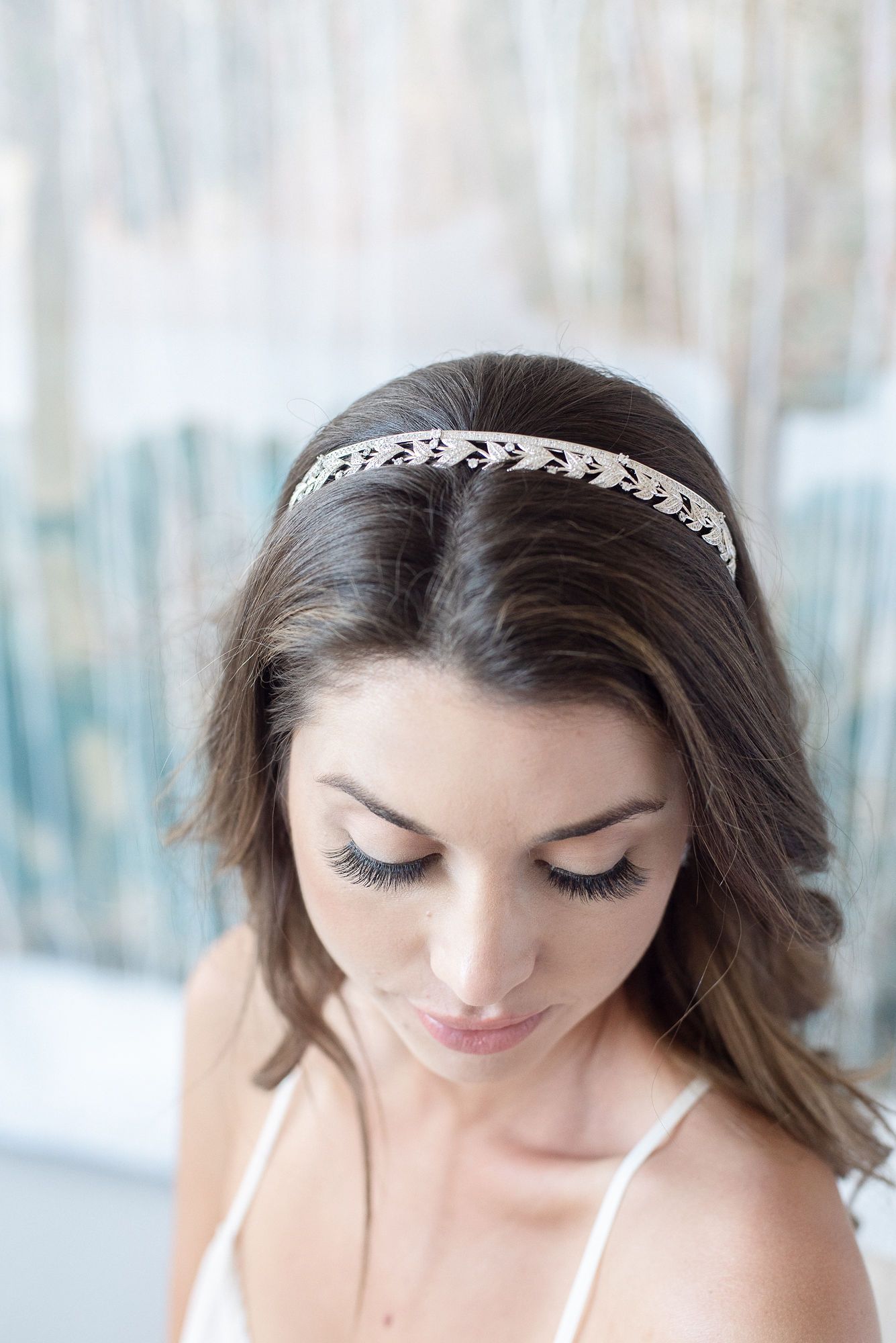 EDEN LUXE Bridal Tiara LADY VIOLET Simulated Diamond Wedding Tiara