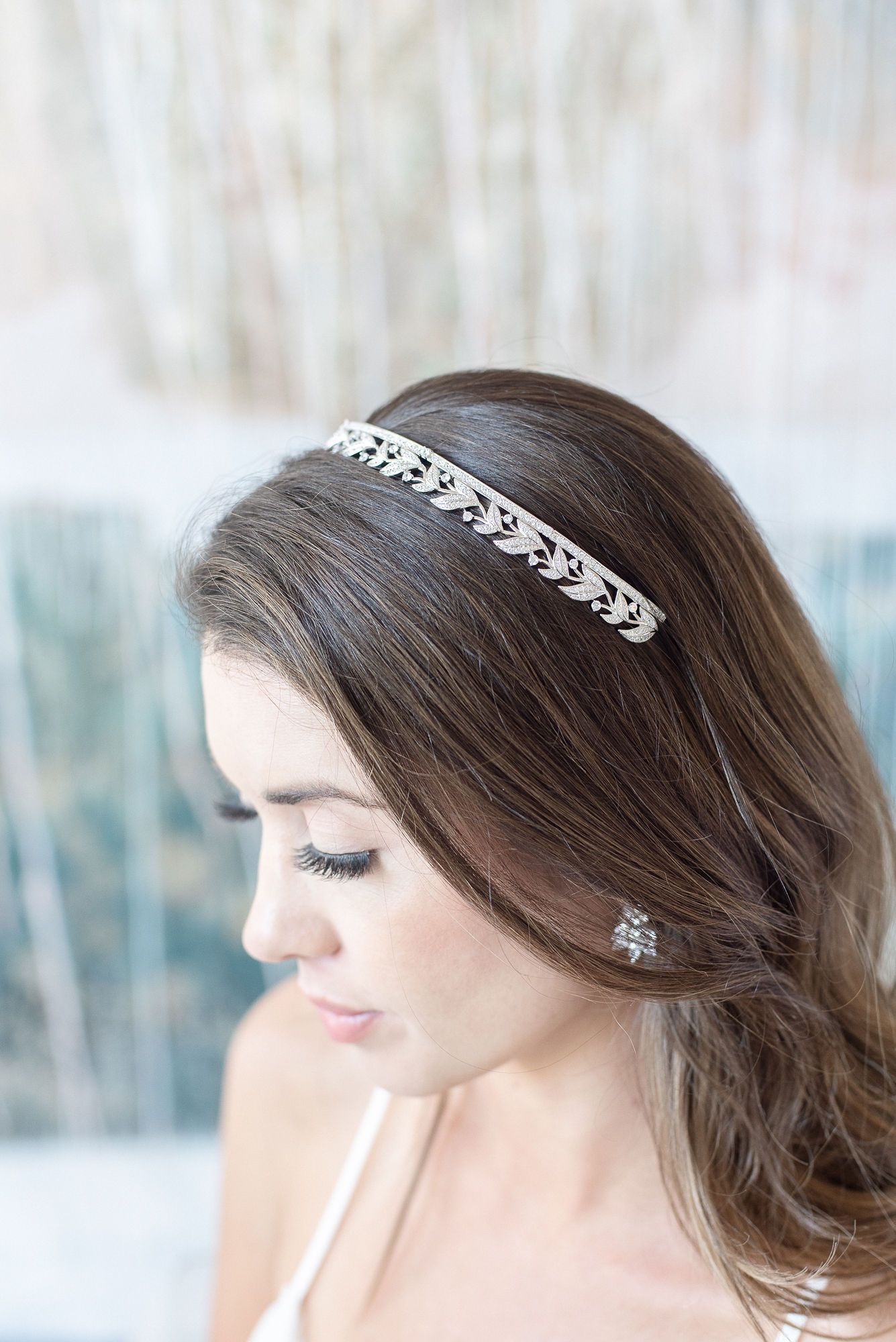 EDEN LUXE Bridal Tiara LADY VIOLET Simulated Diamond Wedding Tiara