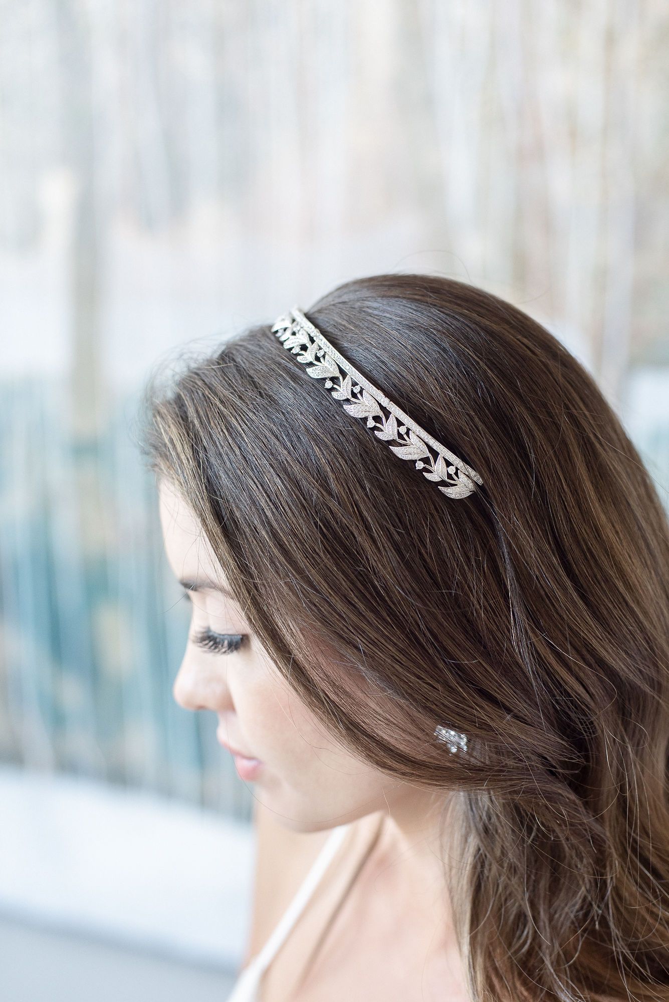 EDEN LUXE Bridal Tiara LADY VIOLET Simulated Diamond Wedding Tiara