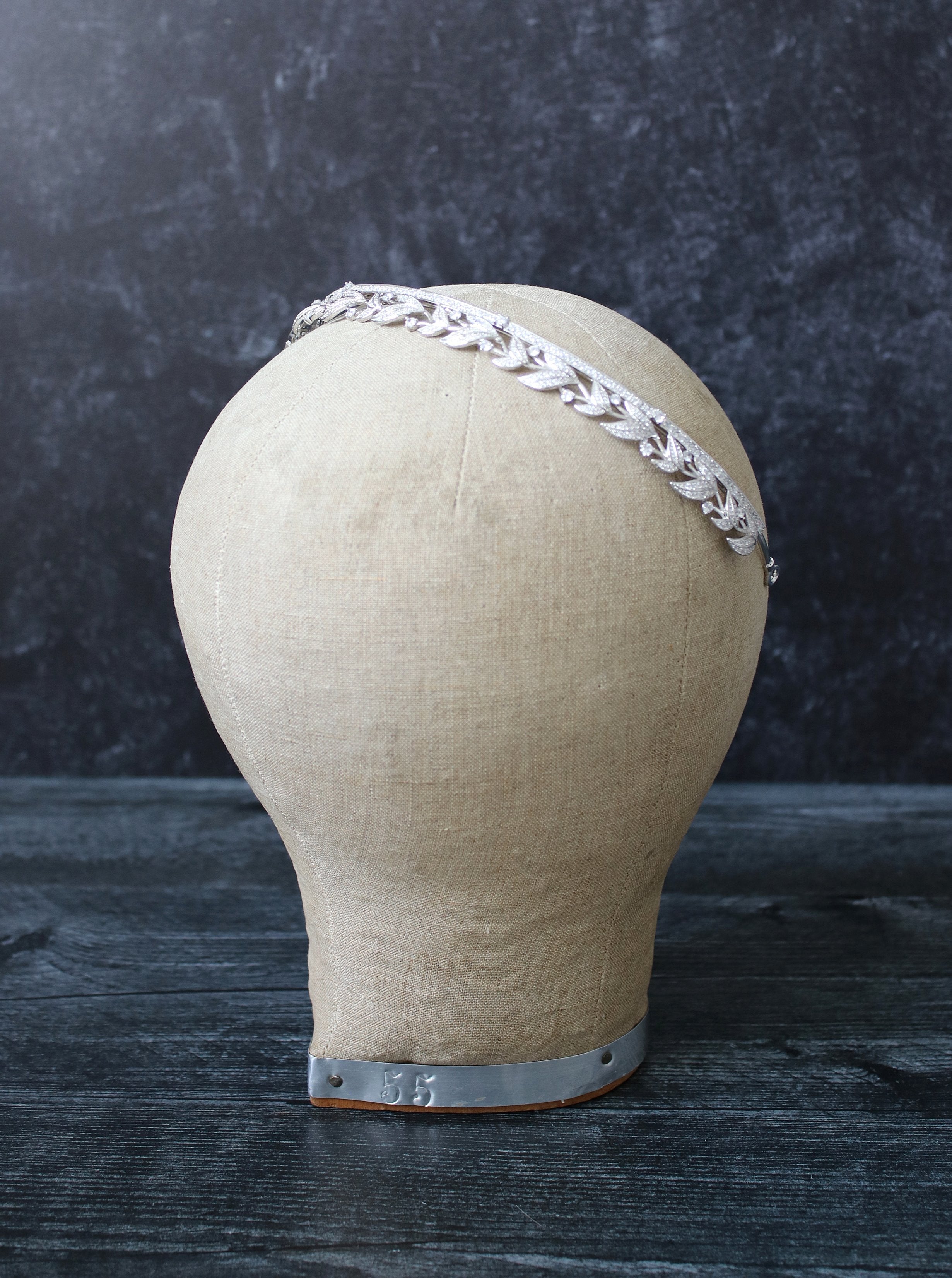 EDEN LUXE Bridal Tiara LADY VIOLET Simulated Diamond Wedding Tiara