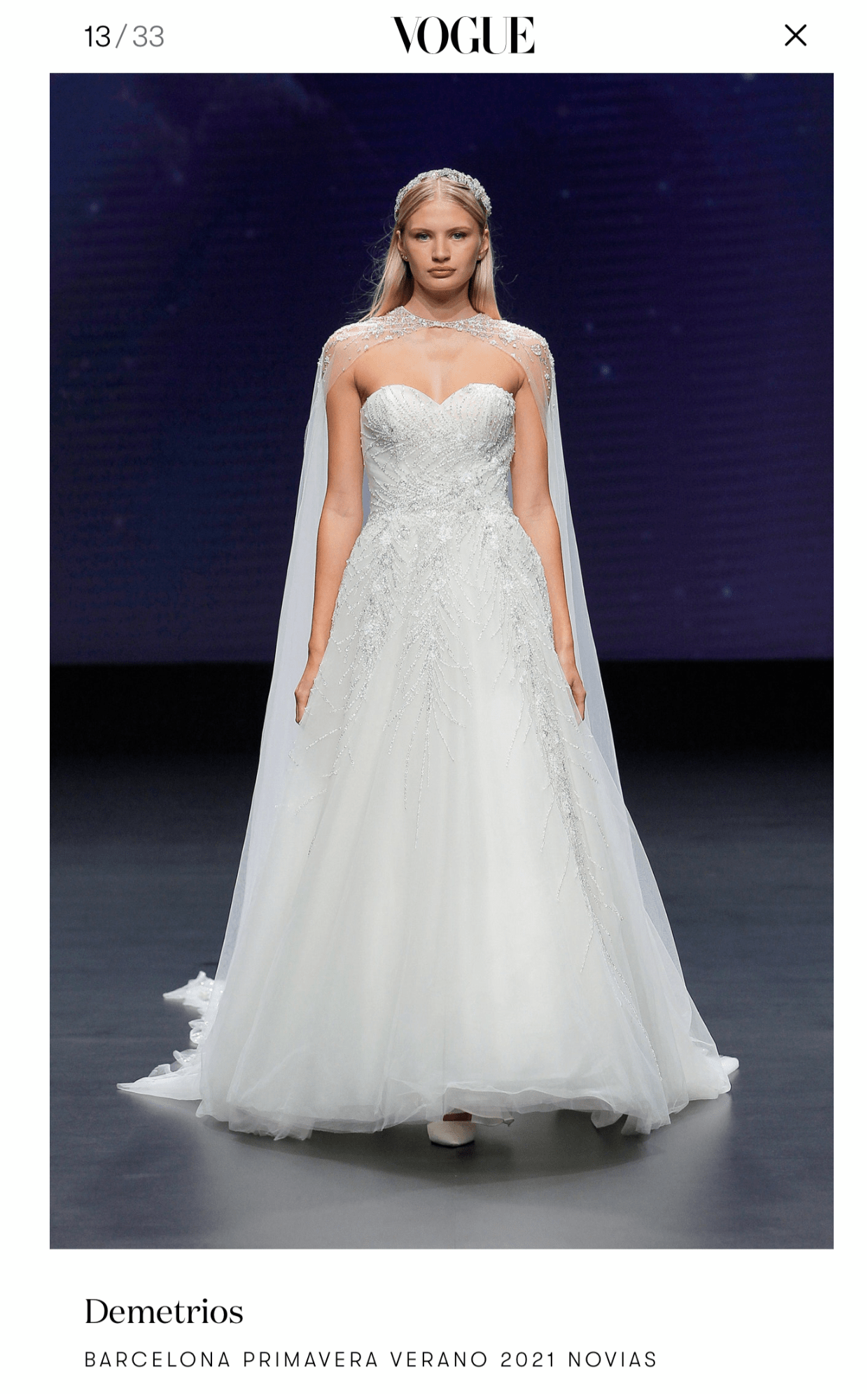 EDEN LUXE Bridal Tiara LAUREL Coronet Headpiece Tiara