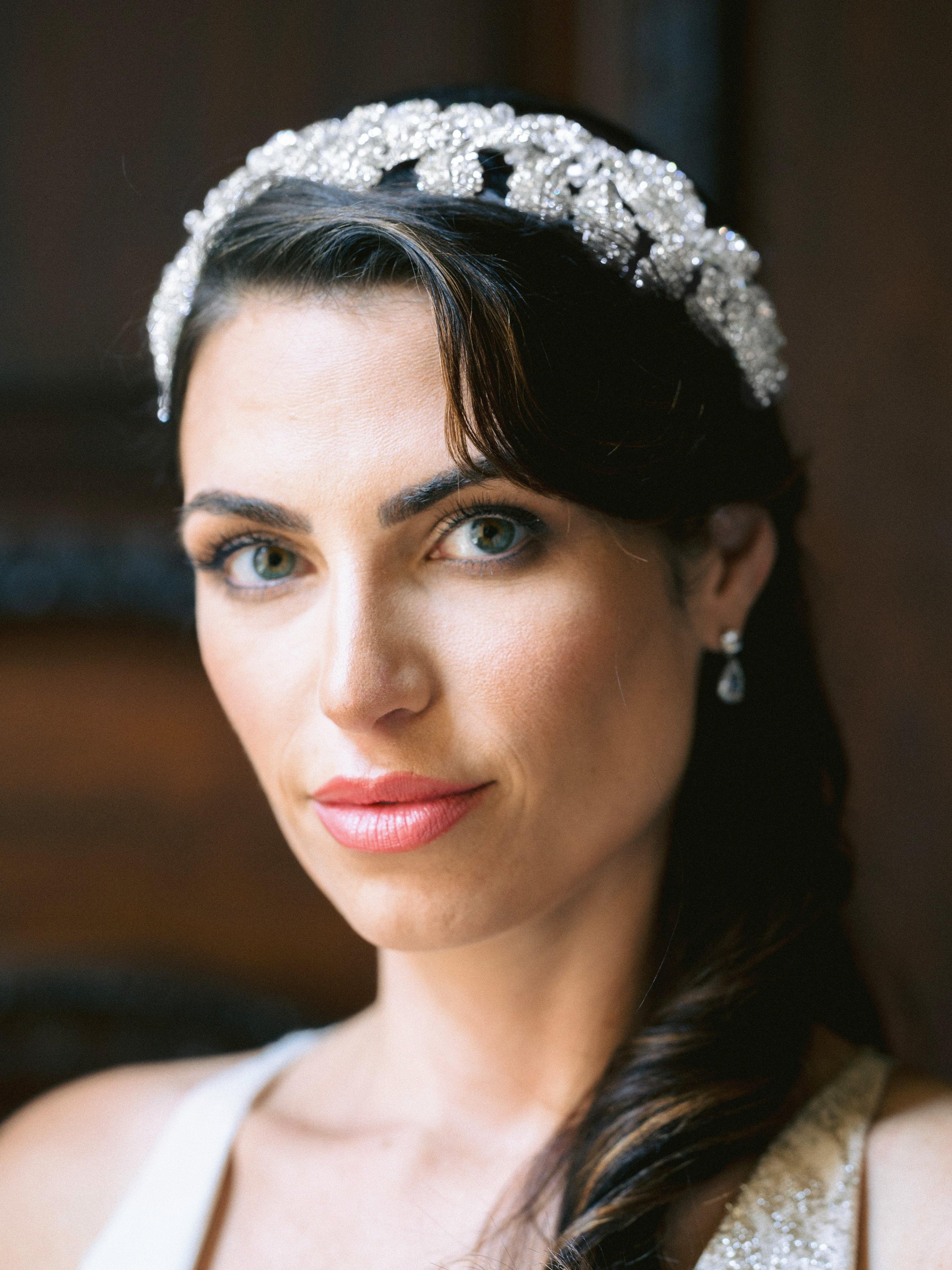 EDEN LUXE Bridal Tiara LAUREL Coronet Headpiece Tiara