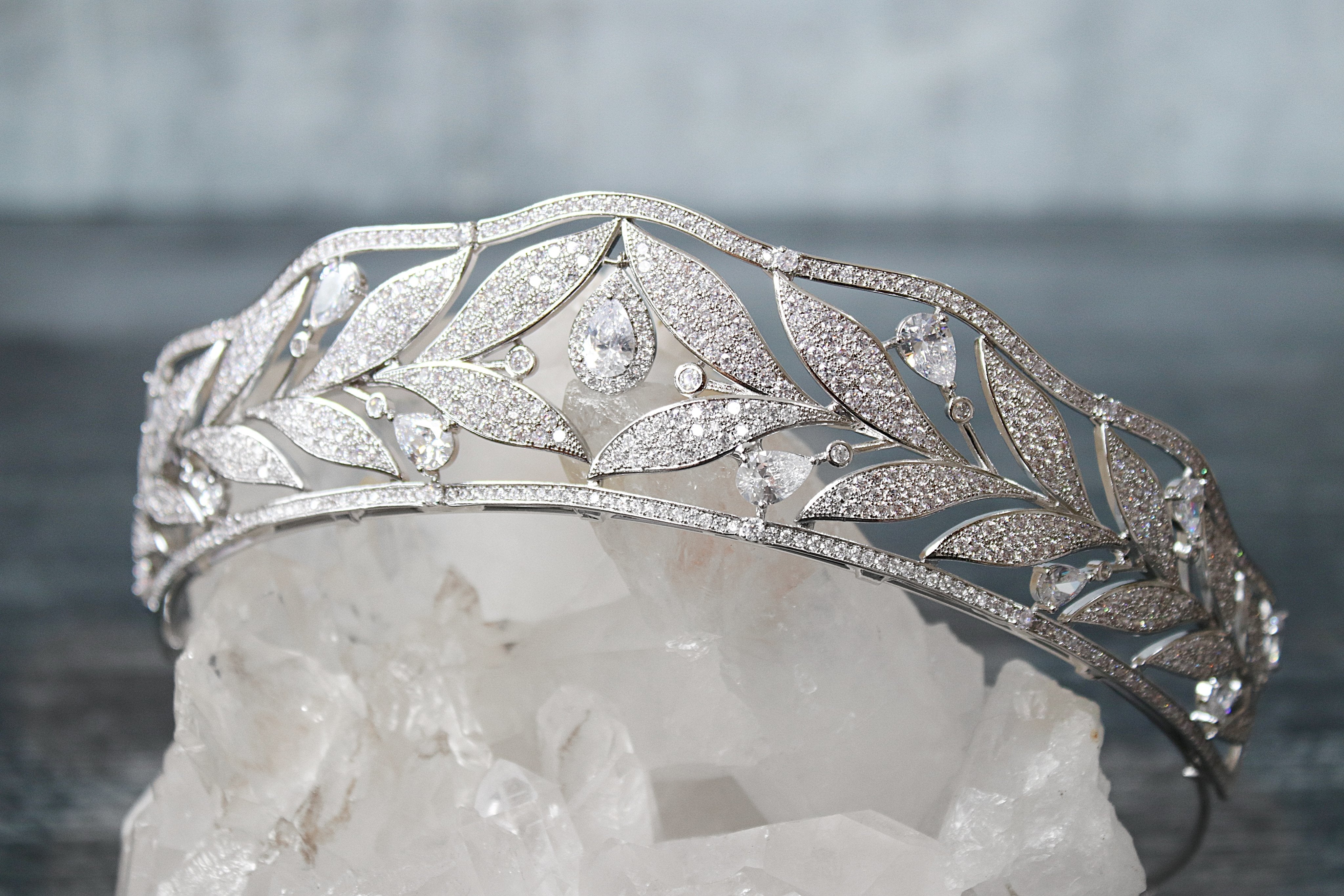 EDEN LUXE Bridal Tiara LILIAN Bandeau Tiara