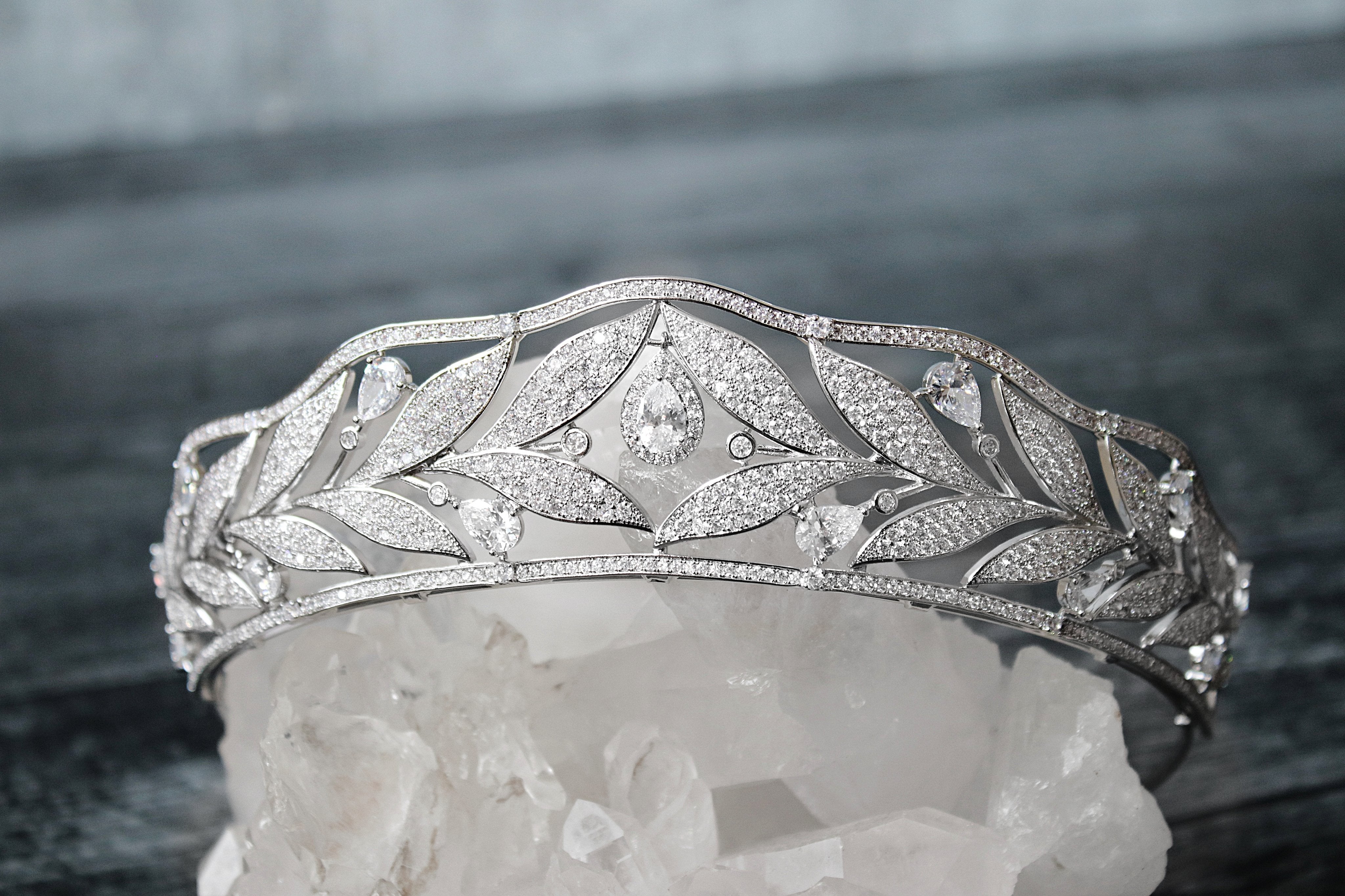 EDEN LUXE Bridal Tiara LILIAN Bandeau Tiara