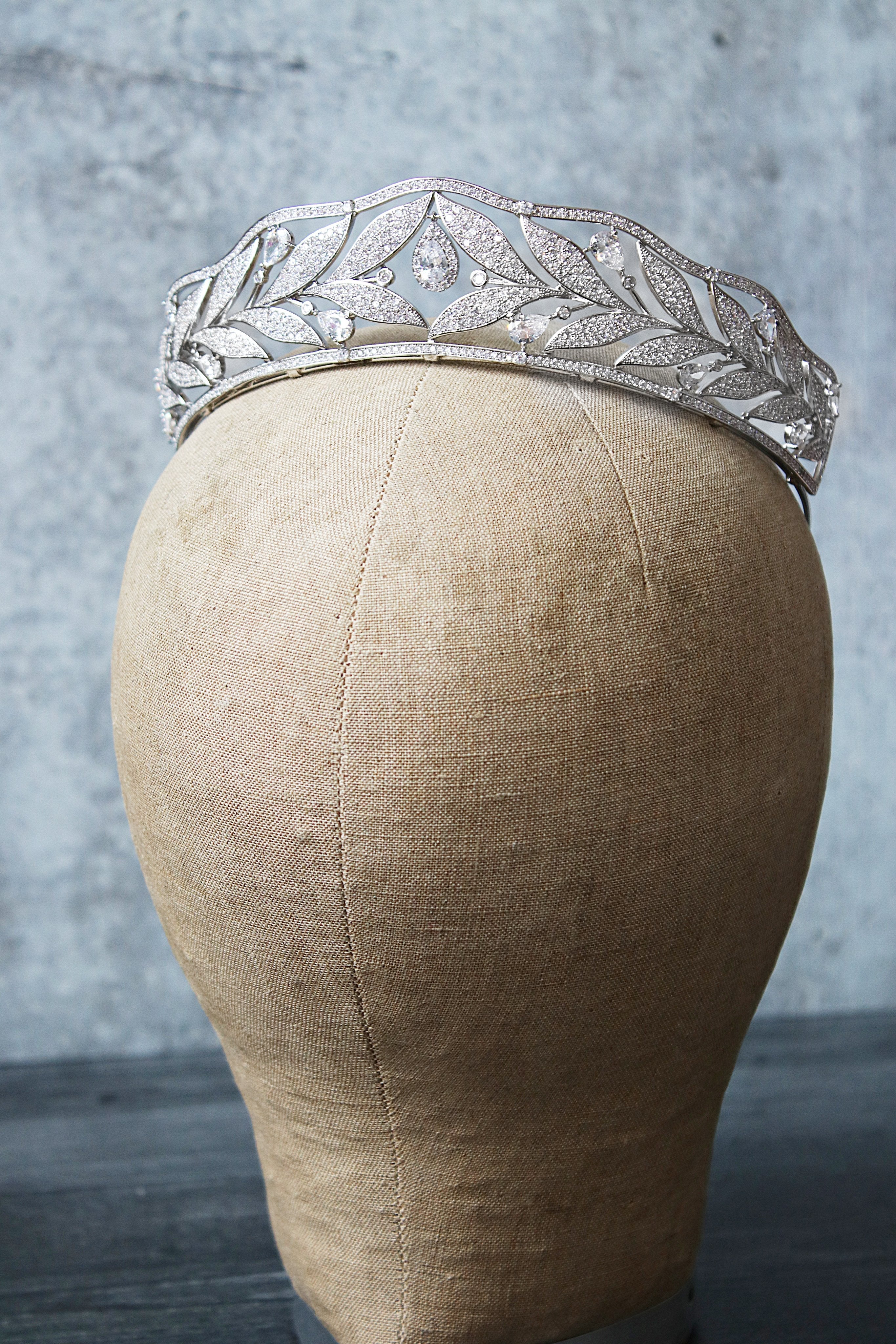 EDEN LUXE Bridal Tiara LILIAN Bandeau Tiara