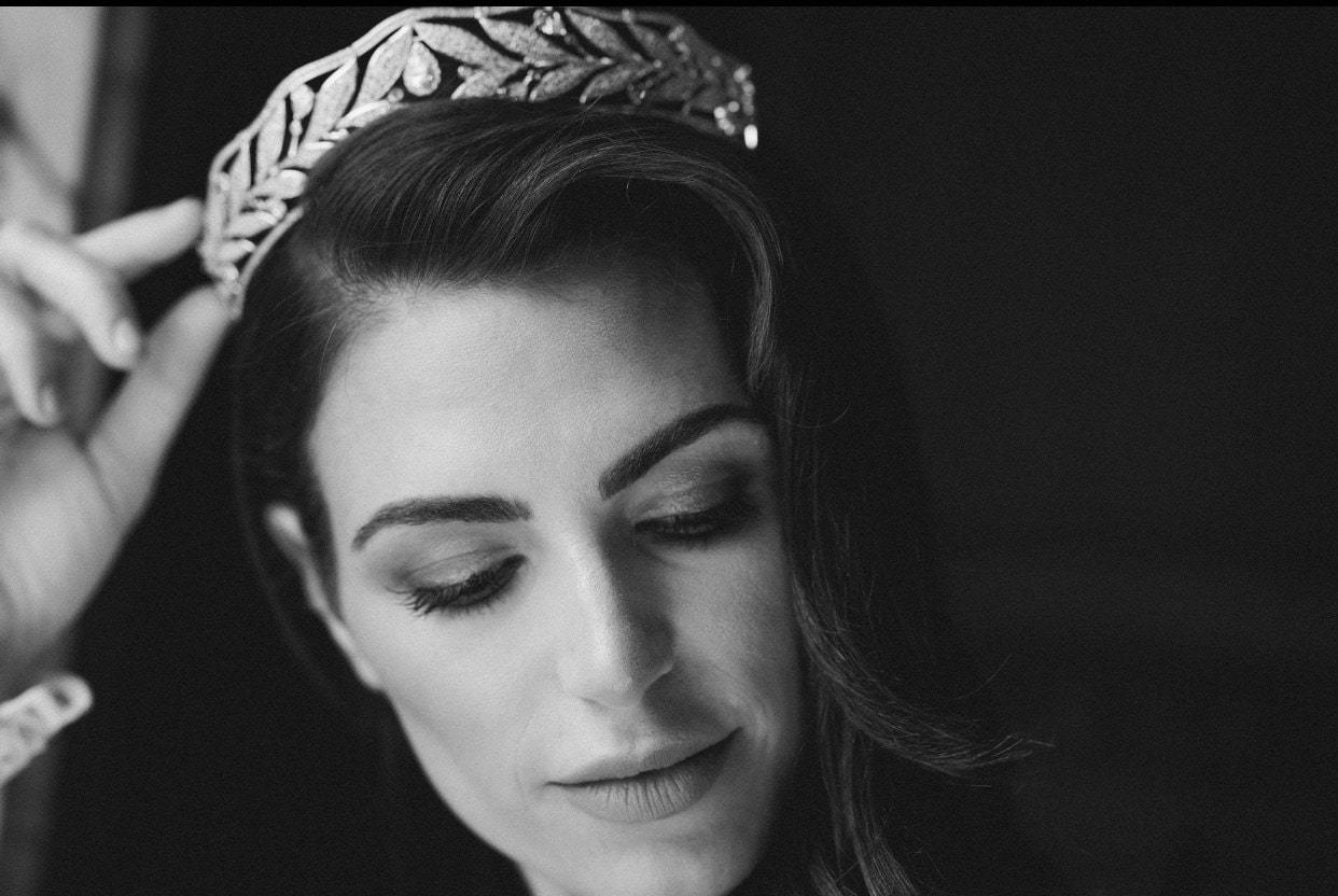 EDEN LUXE Bridal Tiara LILIAN Bandeau Tiara