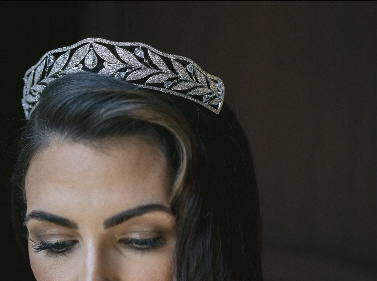 EDEN LUXE Bridal Tiara LILIAN Bandeau Tiara