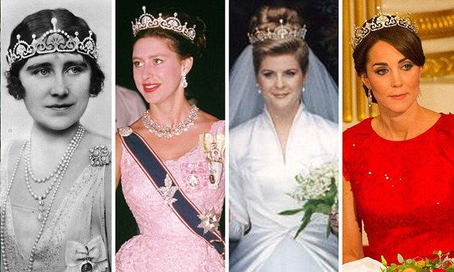 EDEN LUXE Bridal Tiara LOTUS FLOWER Tiara - Simulated Diamond and Pearl Tiara