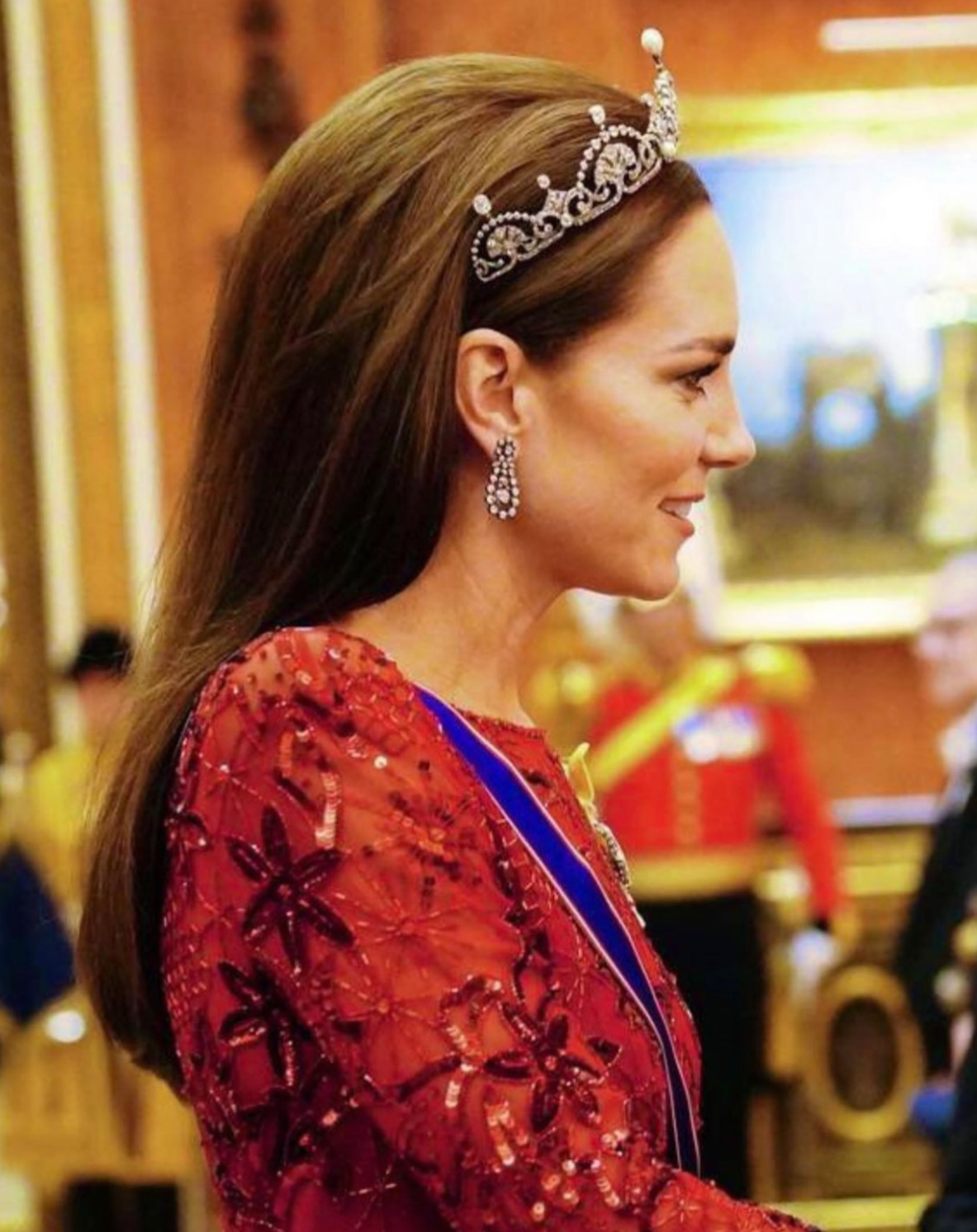 EDEN LUXE Bridal Tiara LOTUS FLOWER Tiara - Simulated Diamond and Pearl Tiara