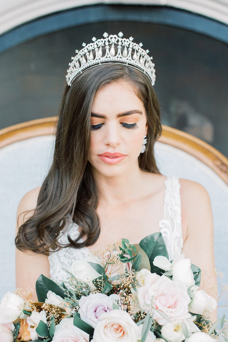 EDEN LUXE Bridal Tiara LOVERS KNOT Tiara