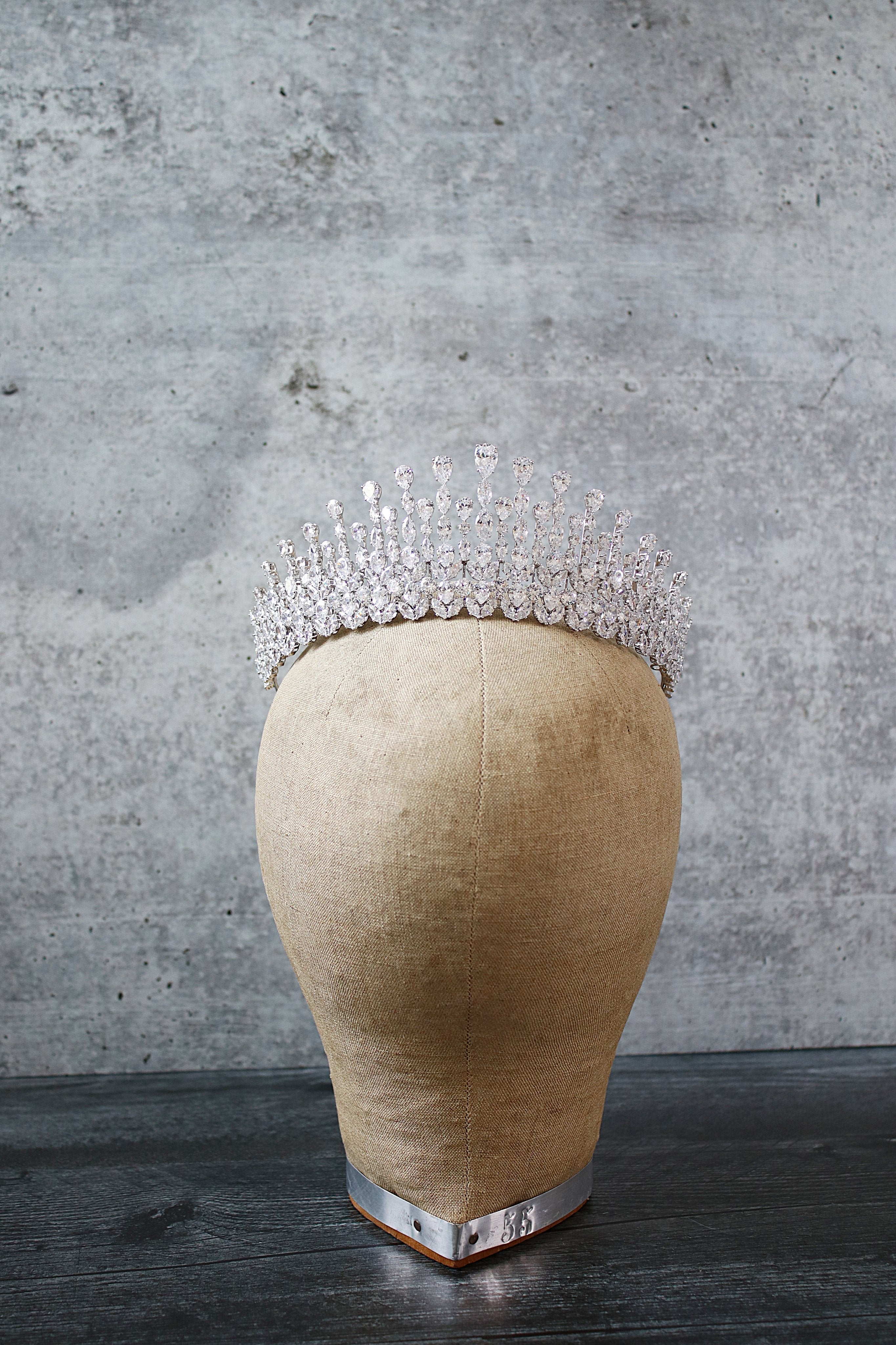 EDEN LUXE Bridal Tiara LUCREZIA Royal Bridal Crown