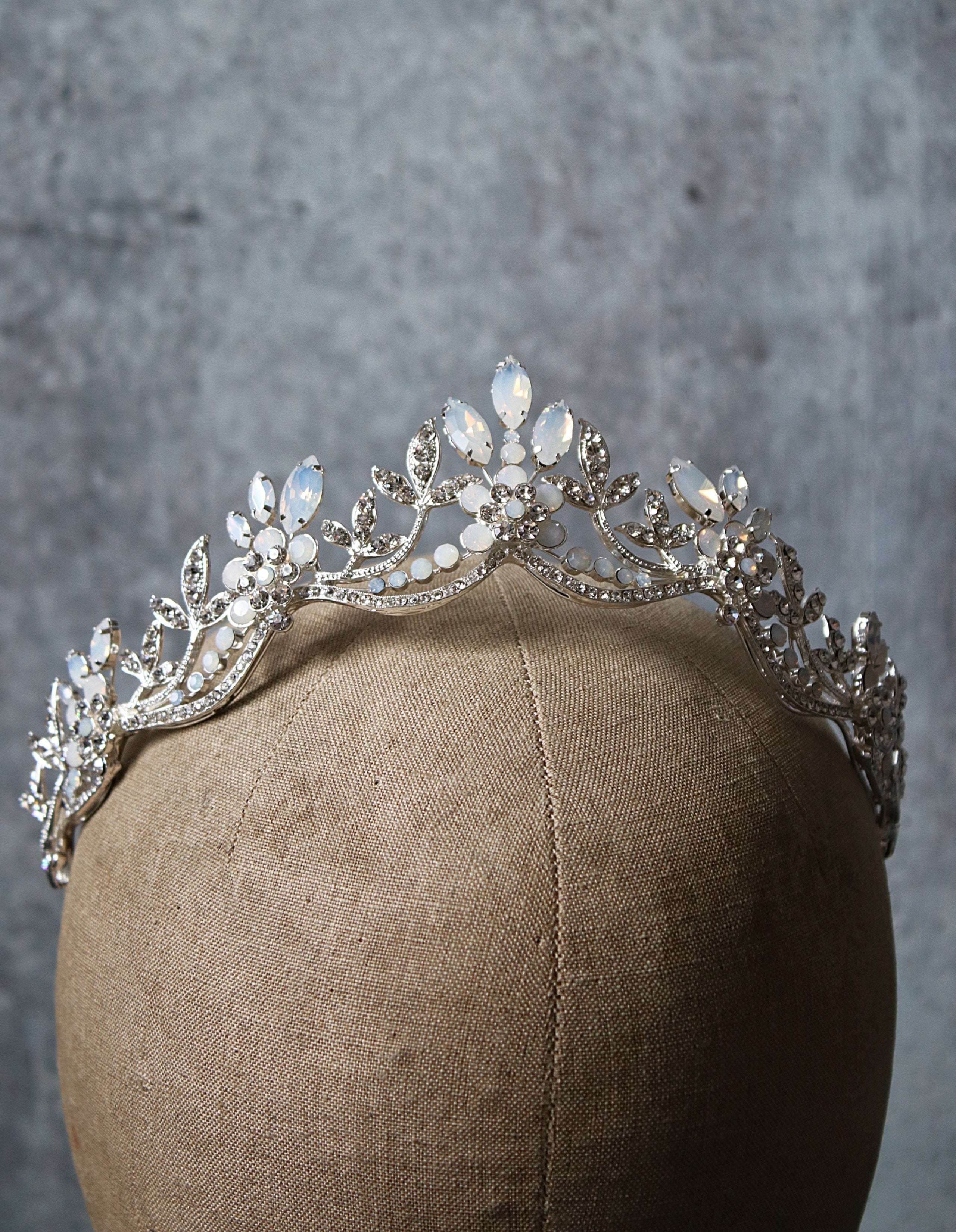 EDEN LUXE Bridal Tiara MAELYNN Silver Bridal Tiara