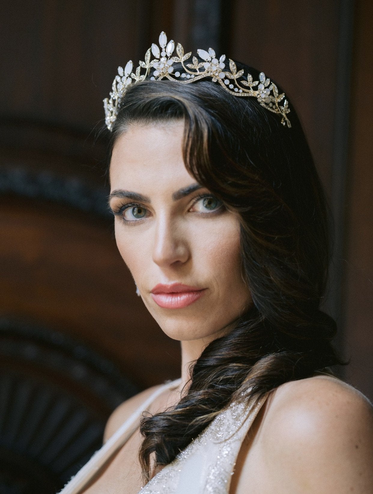EDEN LUXE Bridal Tiara MAELYNN Silver Bridal Tiara