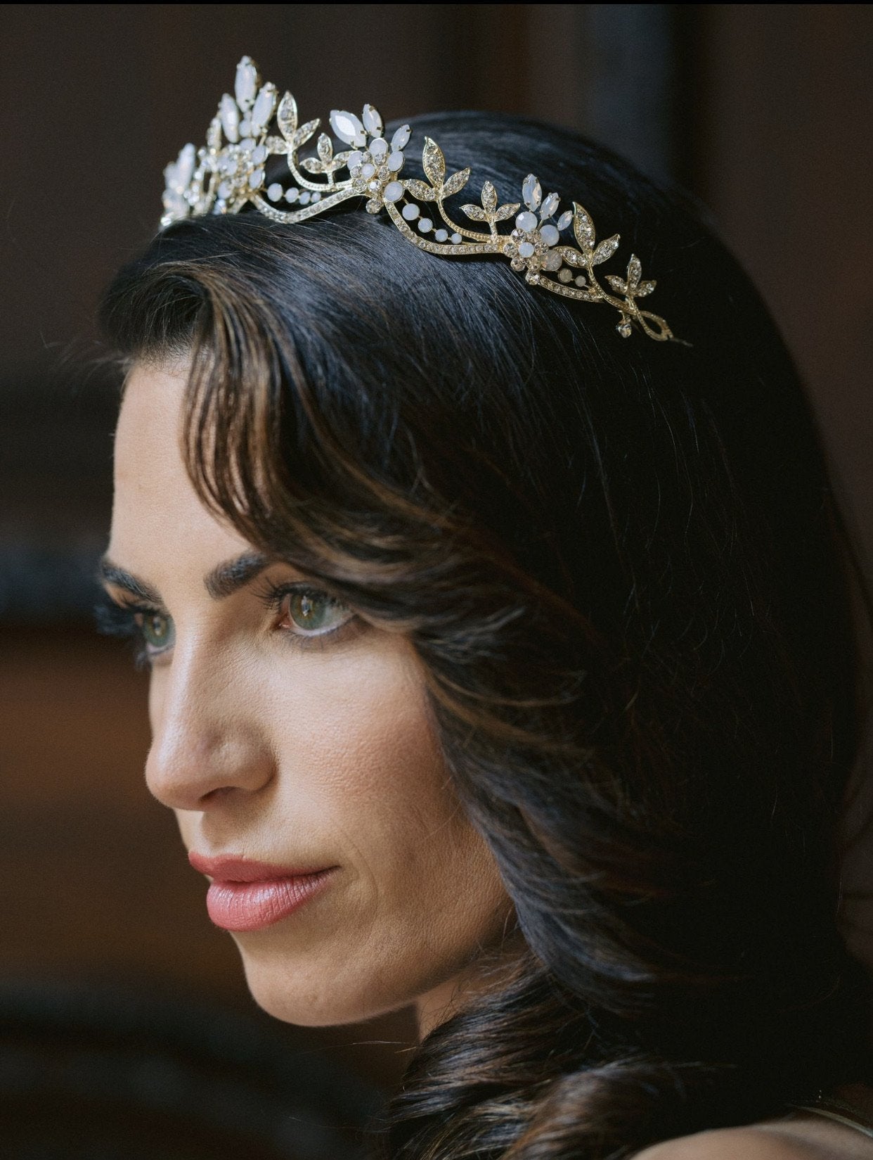 EDEN LUXE Bridal Tiara MAELYNN Silver Bridal Tiara