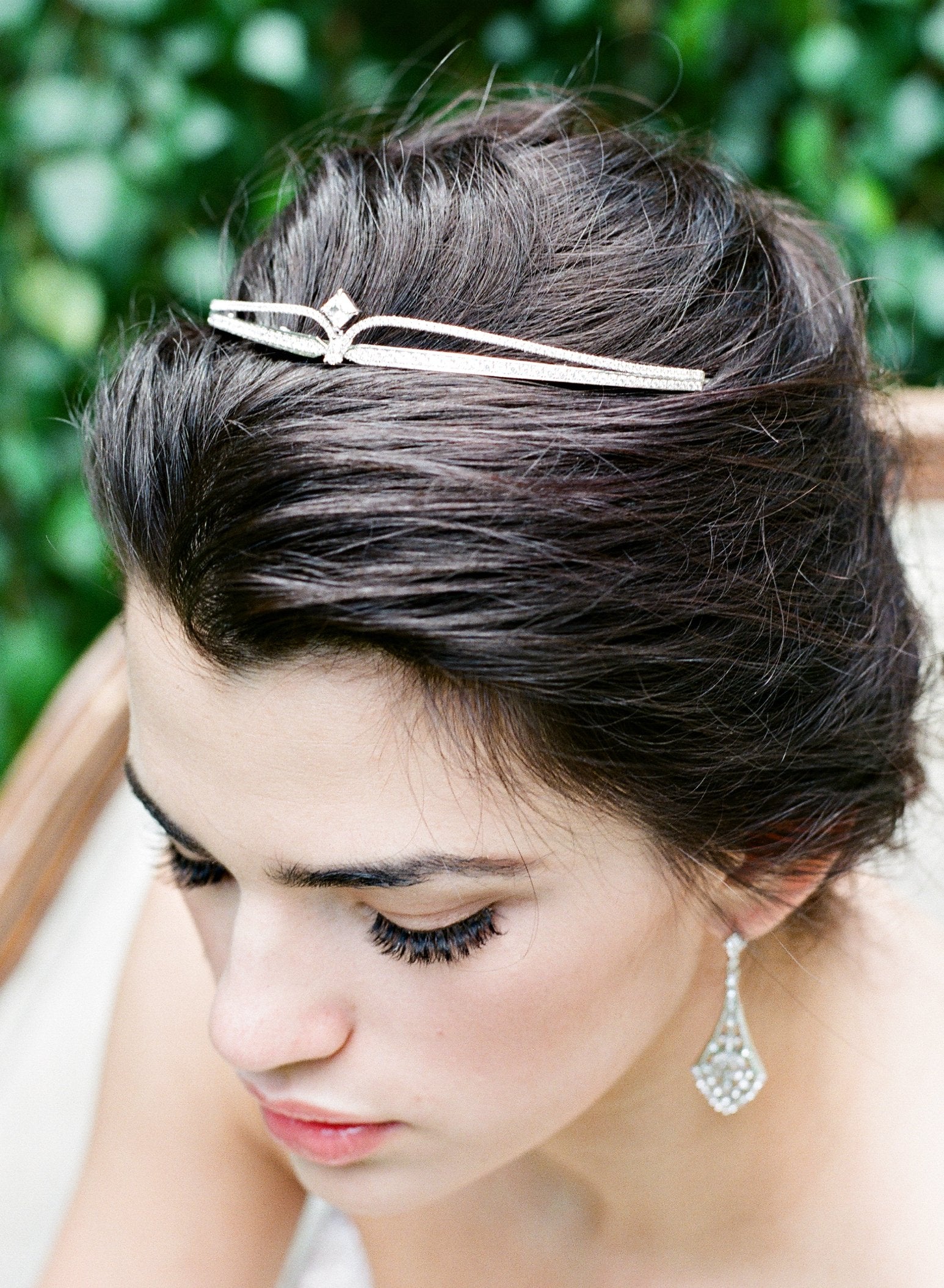 EDEN LUXE Bridal Tiara MEG Simulated Diamond Wedding Tiara