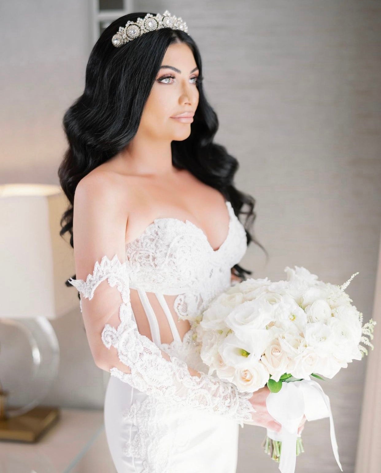 EDEN LUXE Bridal Tiara NOBLESSE Swarovski Crystal Wedding Tiara