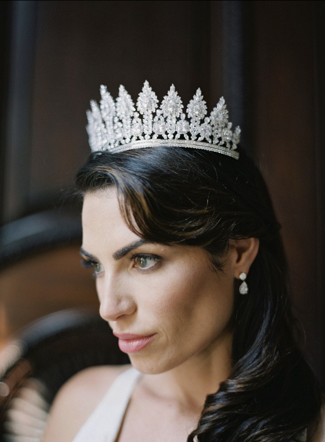 EDEN LUXE Bridal Tiara NOELLE Royal Bridal Crown