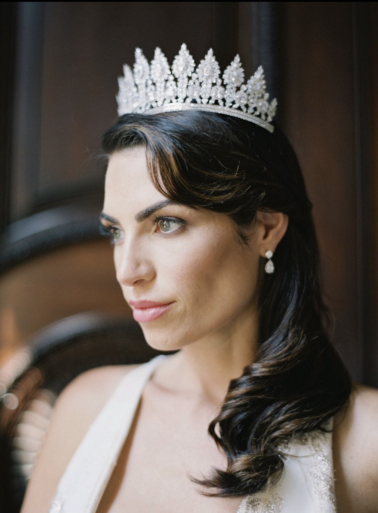 EDEN LUXE Bridal Tiara NOELLE Royal Bridal Crown