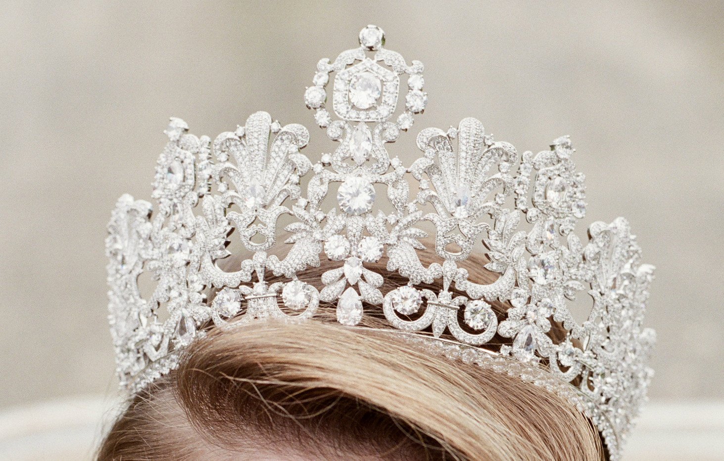 EDEN LUXE Bridal Tiara PERSEPHONE Royal Bridal Crown