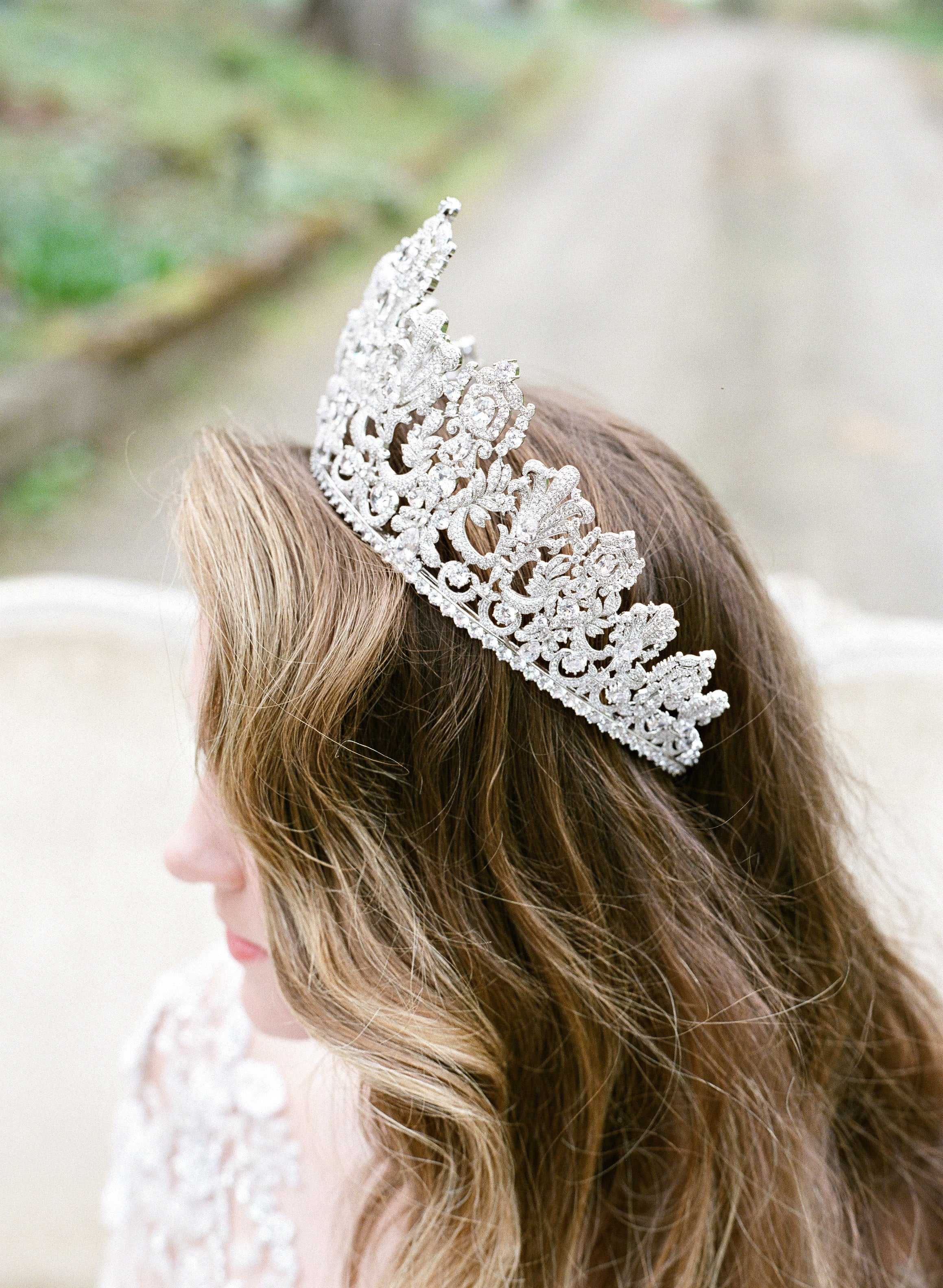 EDEN LUXE Bridal Tiara PERSEPHONE Royal Bridal Crown