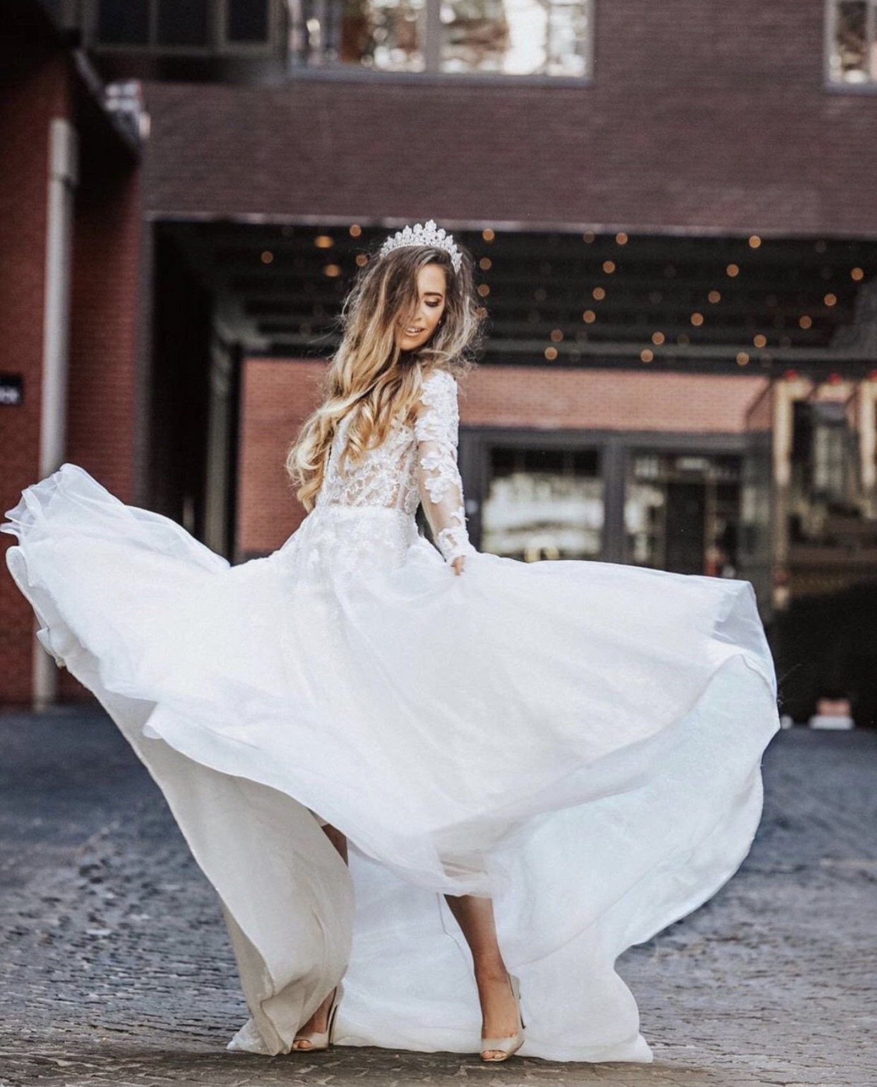 EDEN LUXE Bridal Tiara Petite PERSEPHONE Royal Bridal Crown