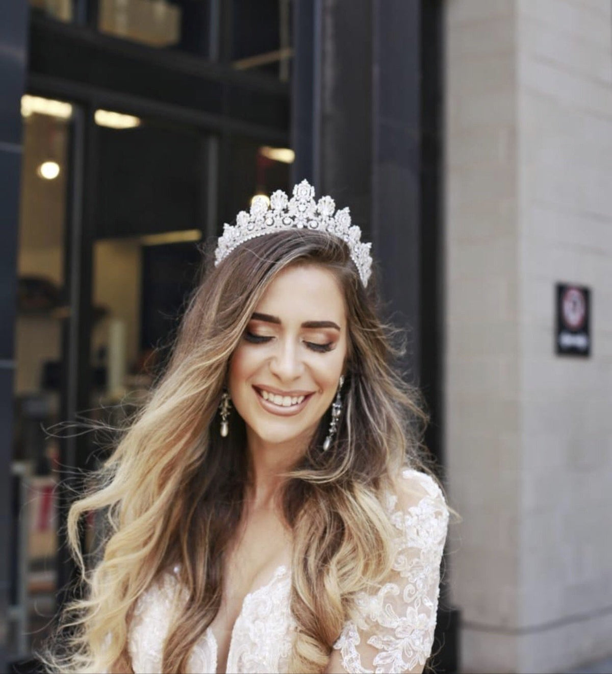 Bridal Tiara Headpiece Royal Queen Crowns Amazon.com: TOBATOBA Crystal Wedding Tiara for Women Crown  main image 2