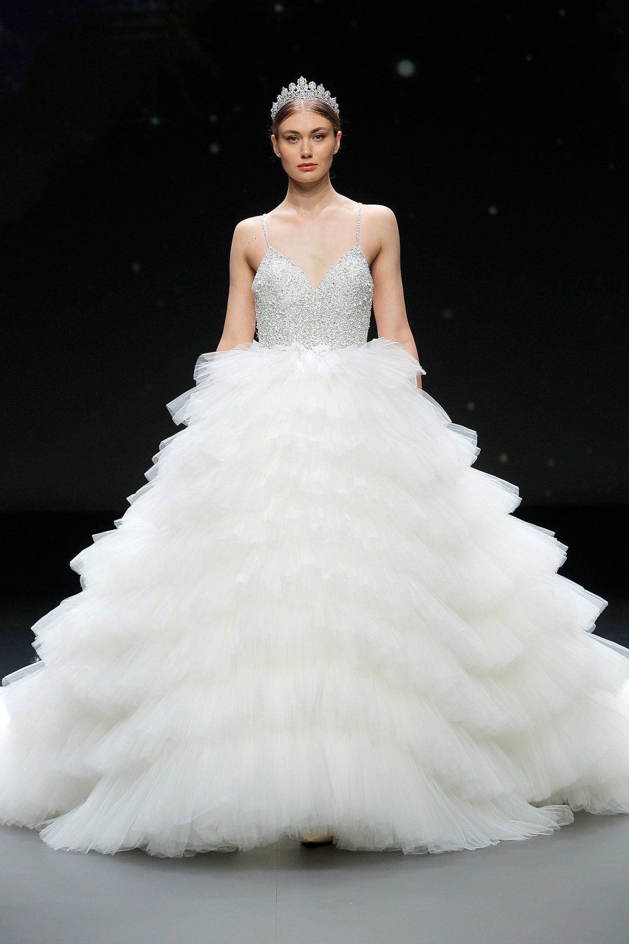 EDEN LUXE Bridal Tiara Petite PERSEPHONE Royal Bridal Crown